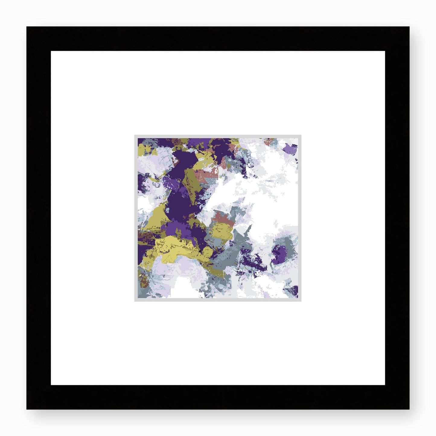 Framed Graphic Art Print, Faux Mat - 12x12 inches | FMS-1140-7695, Prints, Graphic art, Black Frame, 30 x 30 cm ,12 x 12 inches