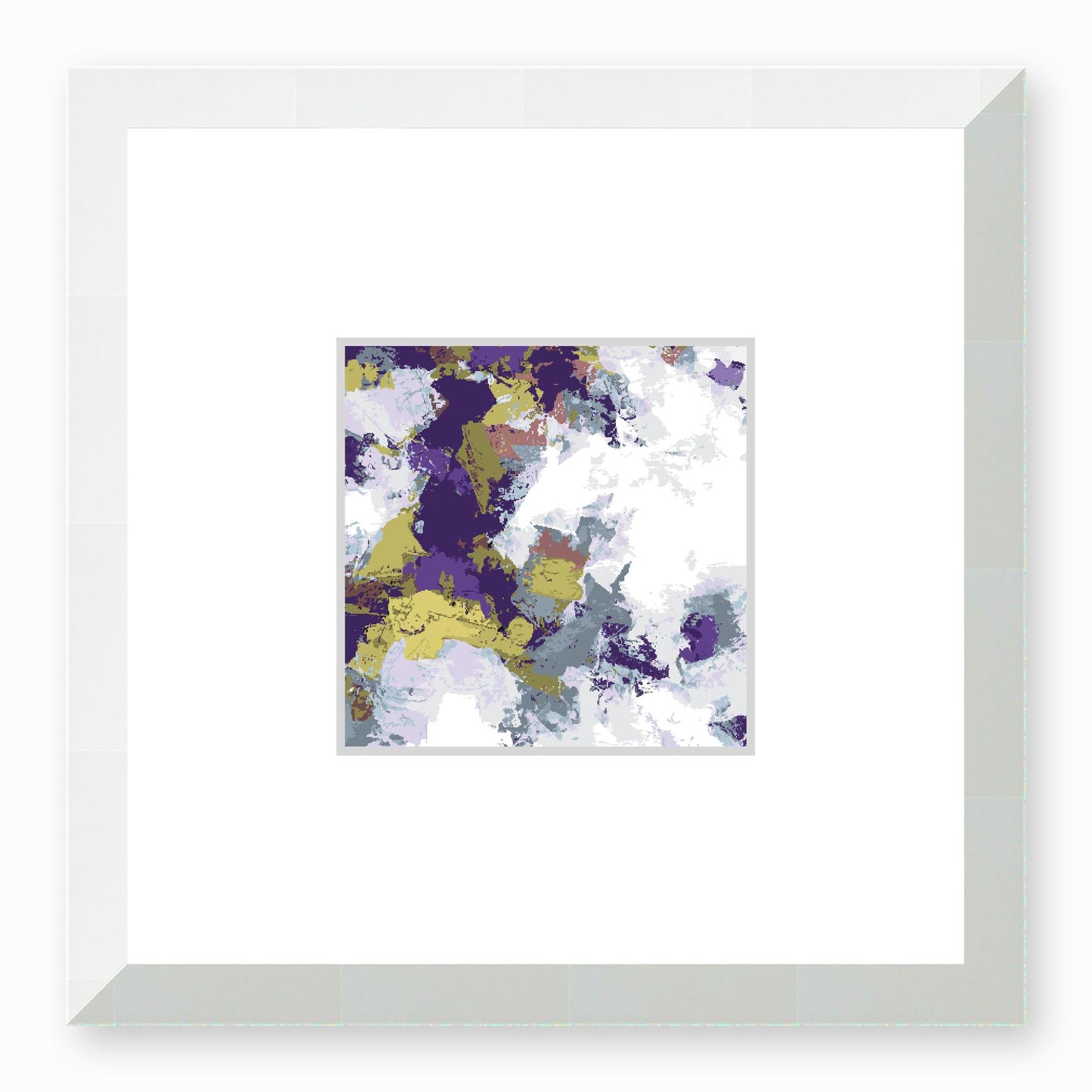 Framed Graphic Art Print, Faux Mat - 12x12 inches | FMS-1140-7695, Prints, Graphic art, White Frame, 30 x 30 cm ,12 x 12 inches