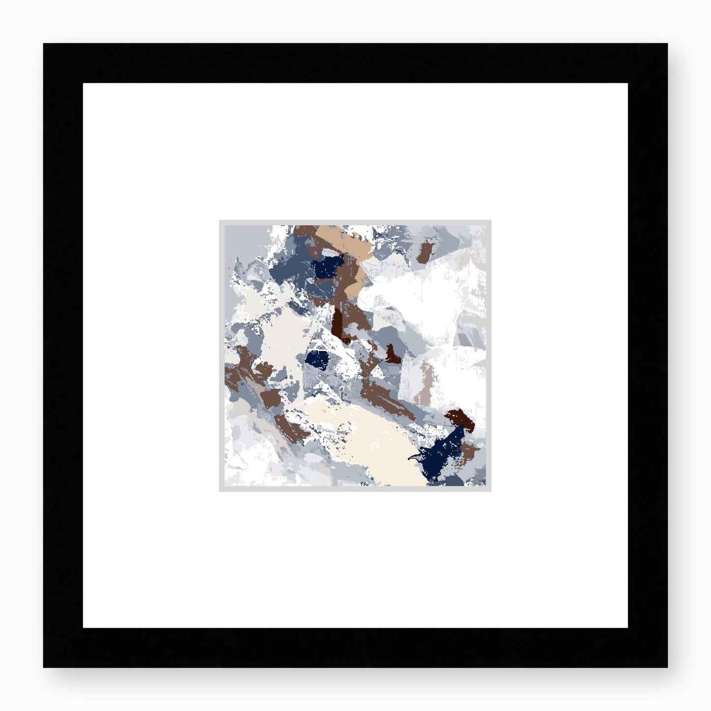 Framed Graphic Art Print, Faux Mat - 12x12 inches | FMS-1162-7690, Prints, Graphic art, Black Frame, 30 x 30 cm ,12 x 12 inches