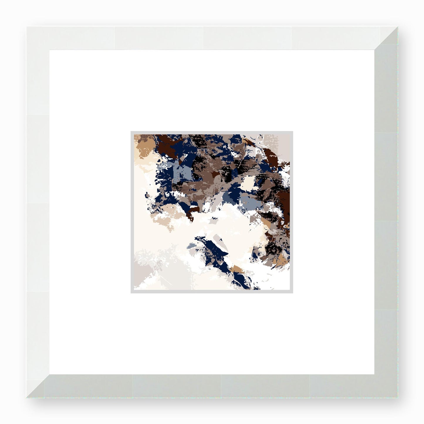 Framed Graphic Art Print, Faux Mat - 12x12 inches | FMS-1162-7693, Prints, Graphic art, White Frame, 30 x 30 cm ,12 x 12 inches