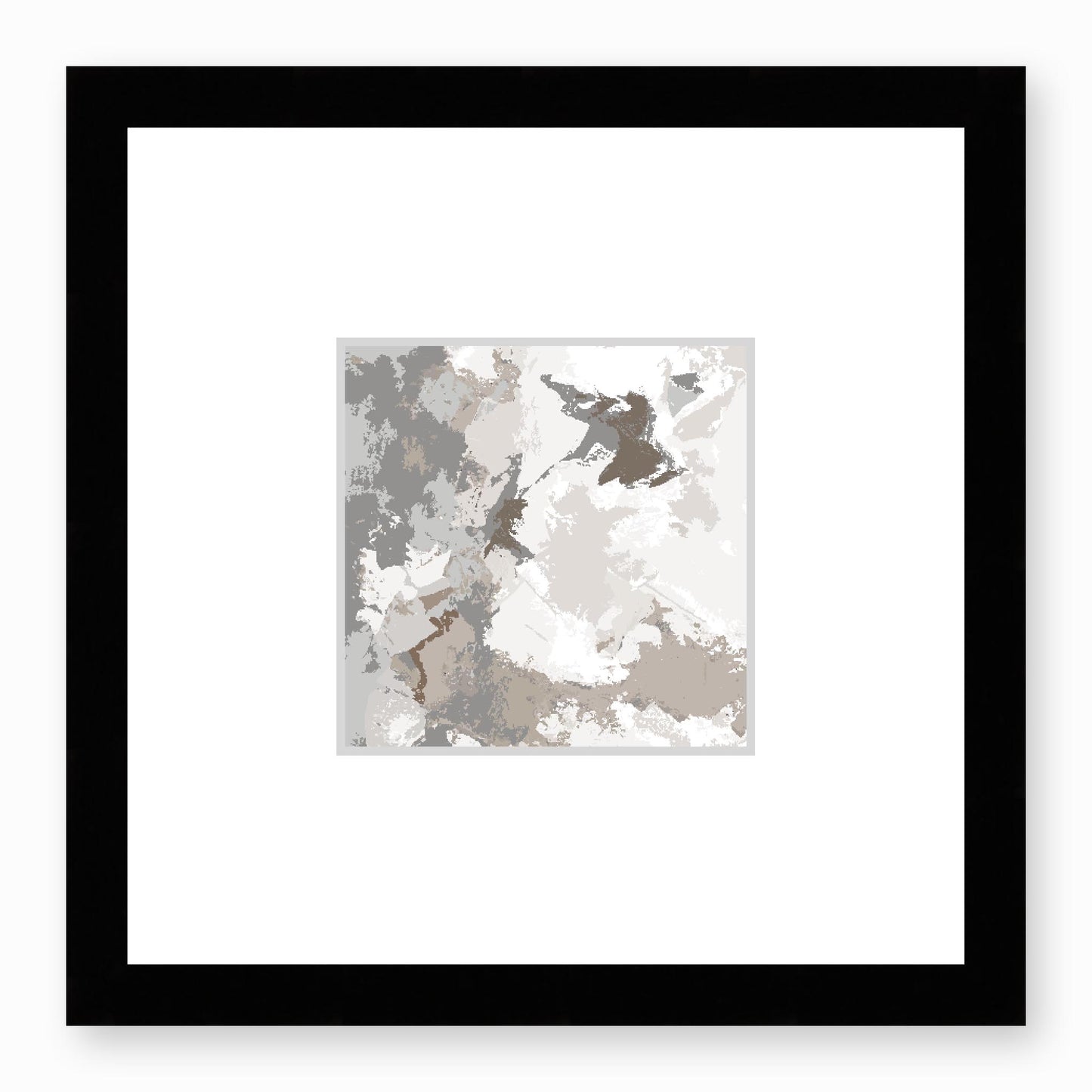 Framed Graphic Art Print, Faux Mat - 12x12 inches | FMS-1171-7691, Prints, Graphic art, Black Frame, 30 x 30 cm ,12 x 12 inches