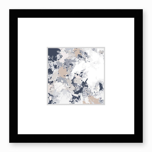 Framed Graphic Art Print, Faux Mat - 12x12 inches | FMS-1220-7695, Prints, Fine art, Black Frame, 30 x 30 cm ,12 x 12 inches