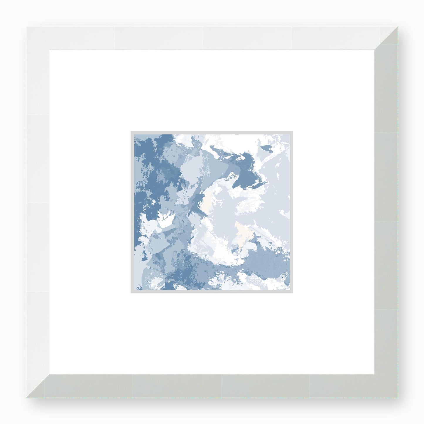 Framed Graphic Art Print, Faux Mat - 12x12 inches | FMS-1230-7691, Prints, Fine art, White Frame, 30 x 30 cm ,12 x 12 inches