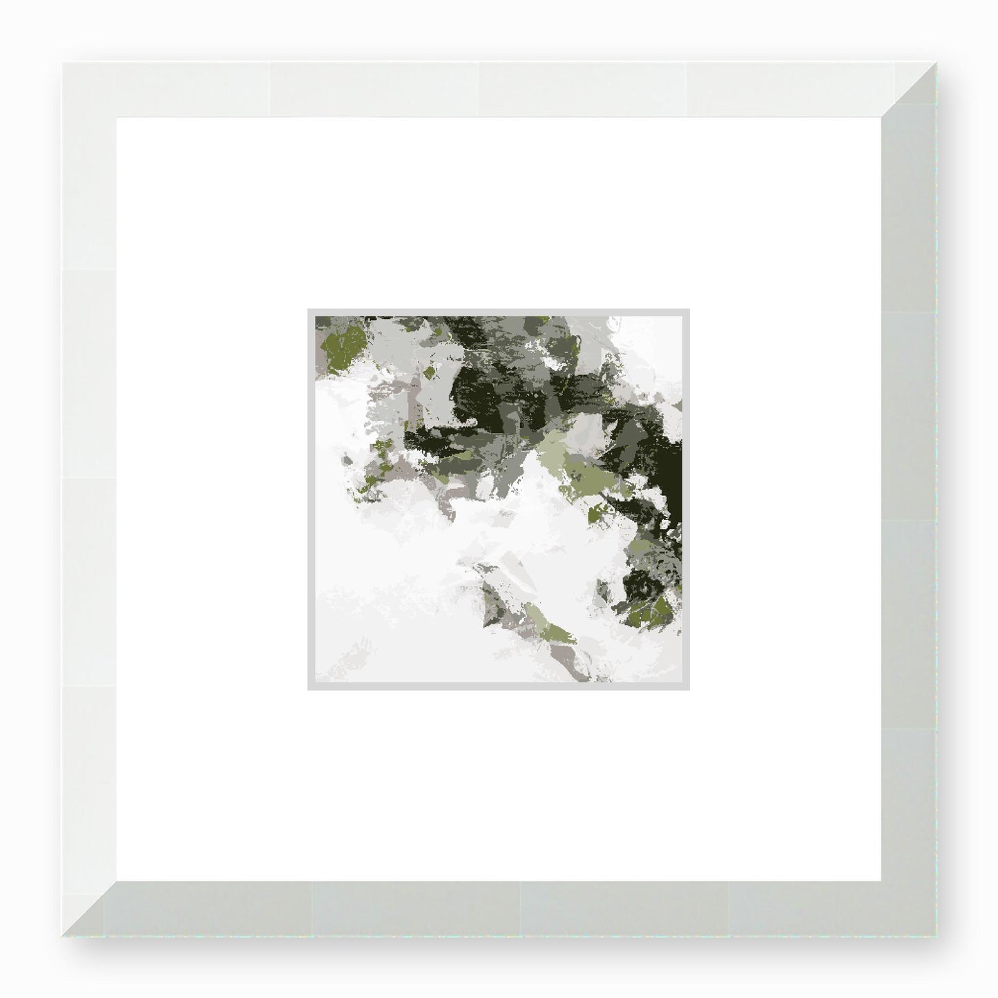 Framed Graphic Art Print, Faux Mat - 12x12 inches | FMS-1240-7693, Prints, Fine art, White Frame, 30 x 30 cm ,12 x 12 inches