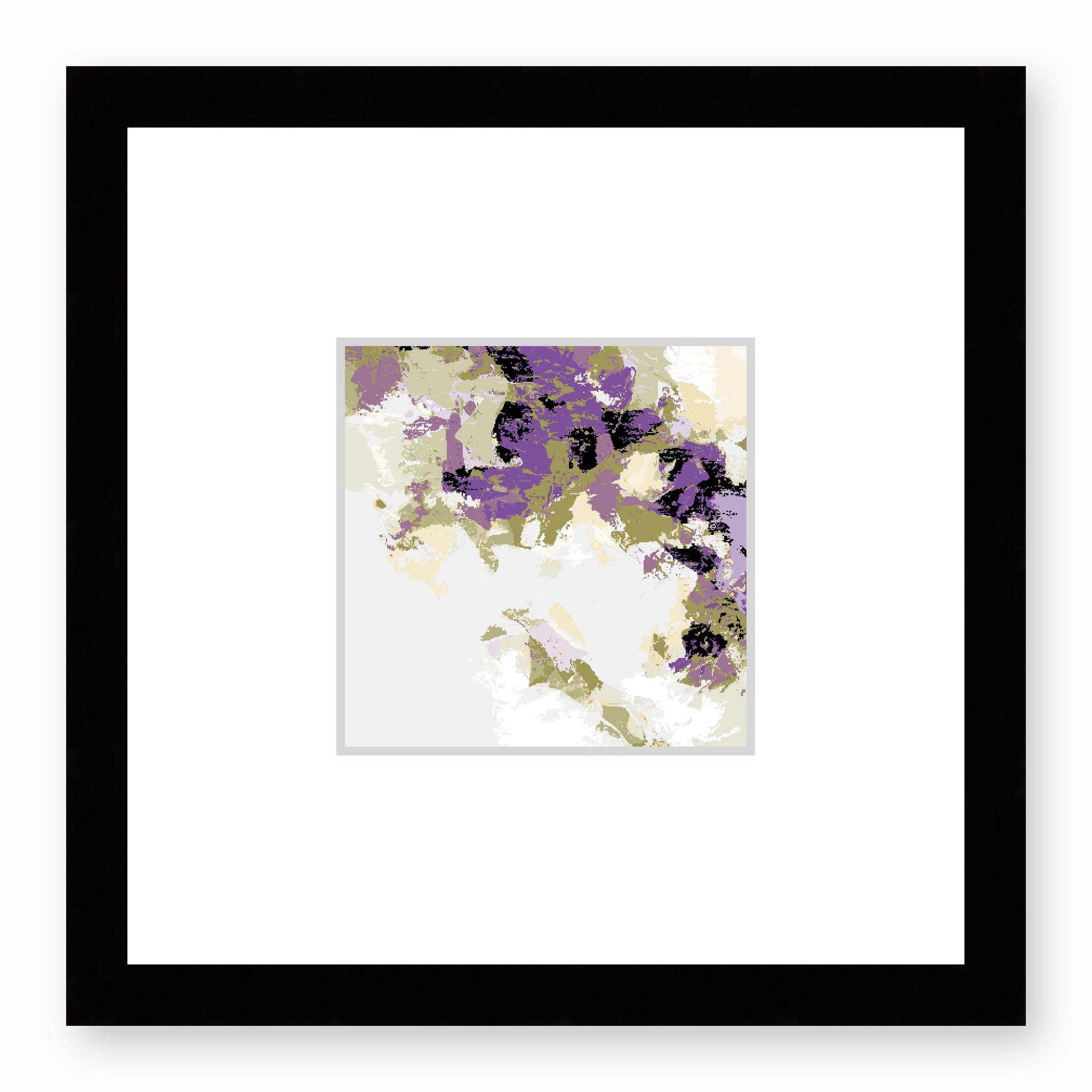 Framed Graphic Art Print, Faux Mat - 12x12 inches | FMS-1250-7693, Prints, Graphic art, Black Frame, 30 x 30 cm ,12 x 12 inches