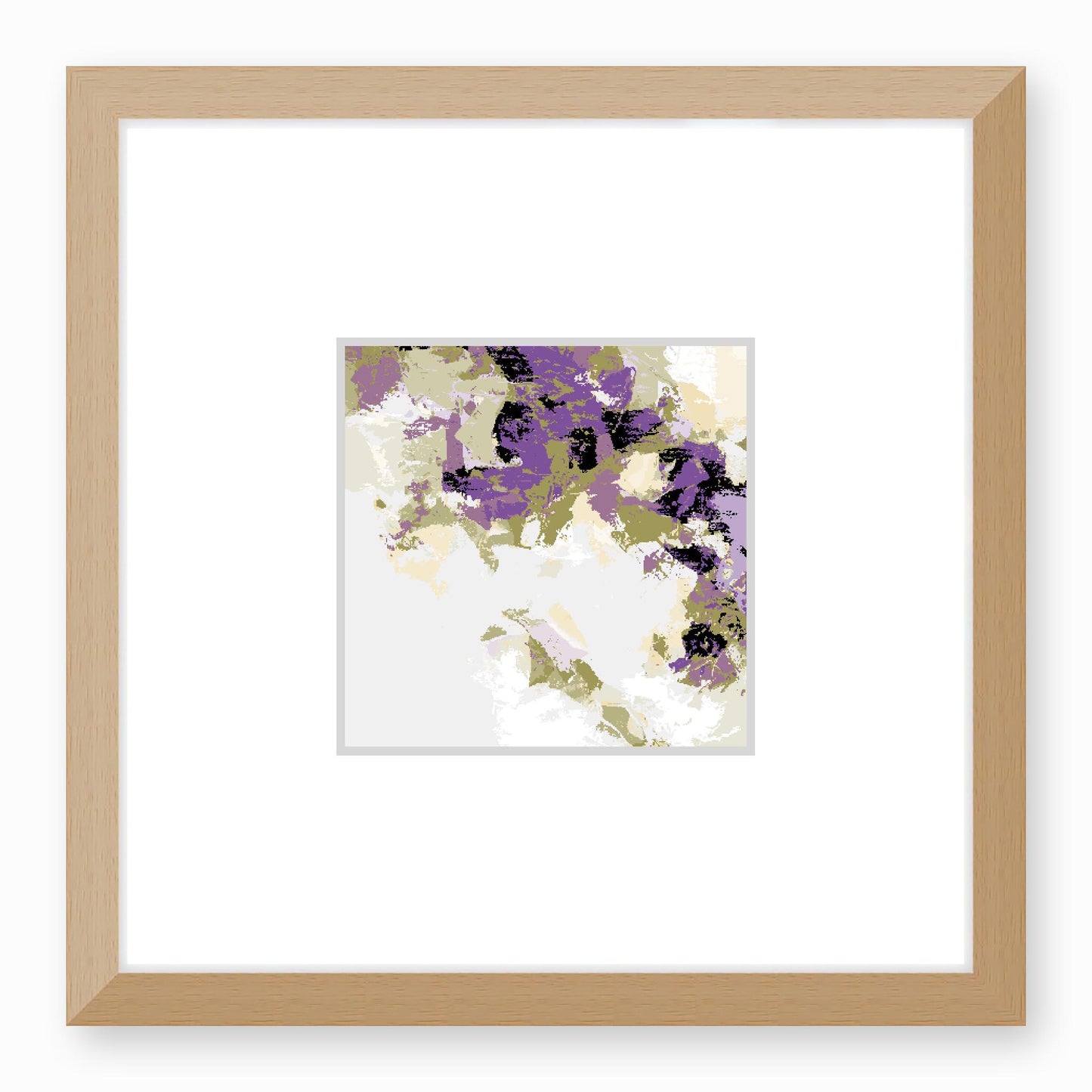 Framed Graphic Art Print, Faux Mat - 12x12 inches | FMS-1250-7693, Prints, Graphic art, Natural Frame, 30 x 30 cm ,12 x 12 inches