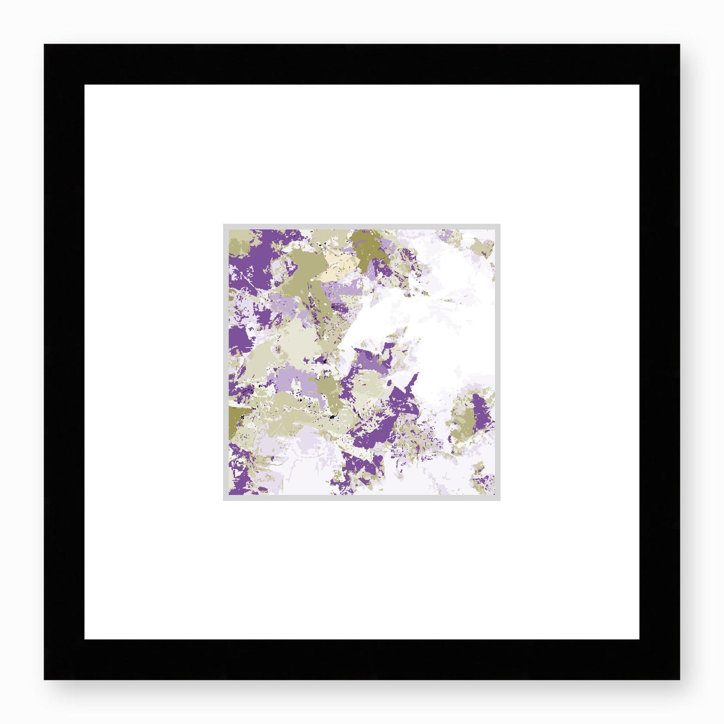 Framed Graphic Art Print, Faux Mat - 12x12 inches | FMS-1250-7695, Prints, Graphic art, Black Frame, 30 x 30 cm ,12 x 12 inches