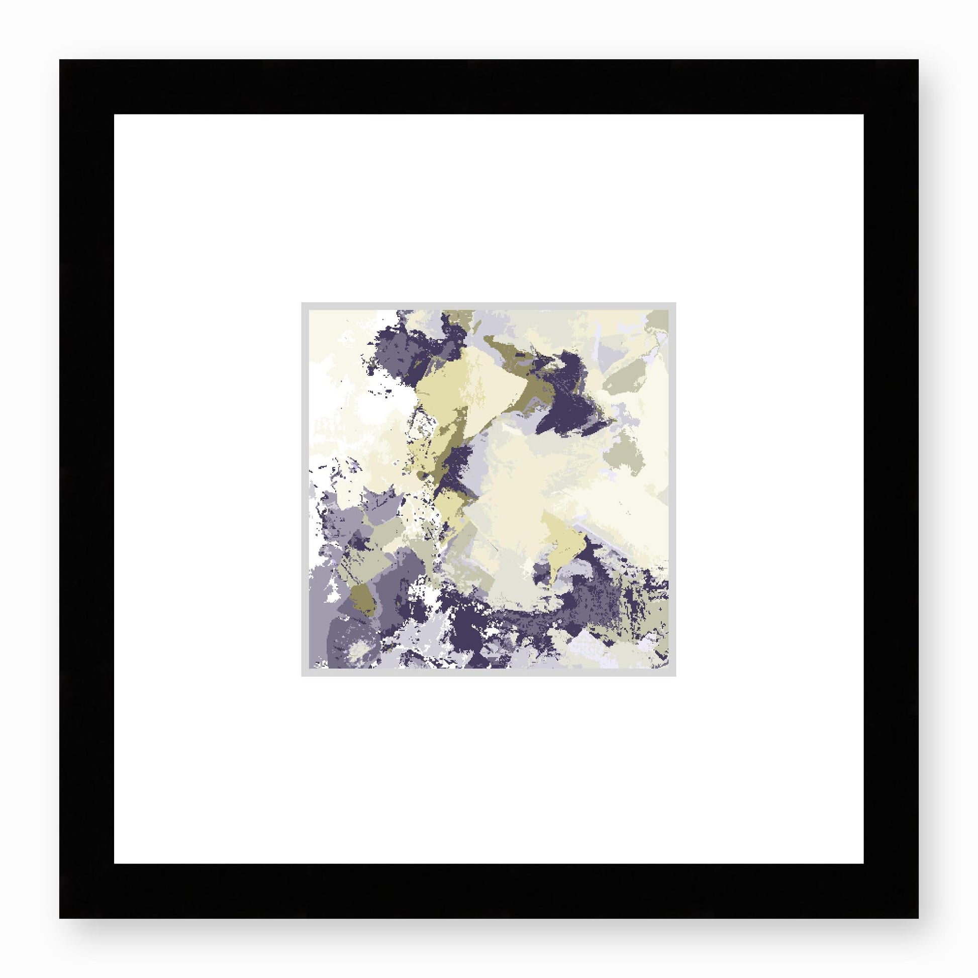 Framed Graphic Art Print, Faux Mat - 12x12 inches | FMS-1262-7691, Prints, Graphic art, Black Frame, 30 x 30 cm ,12 x 12 inches