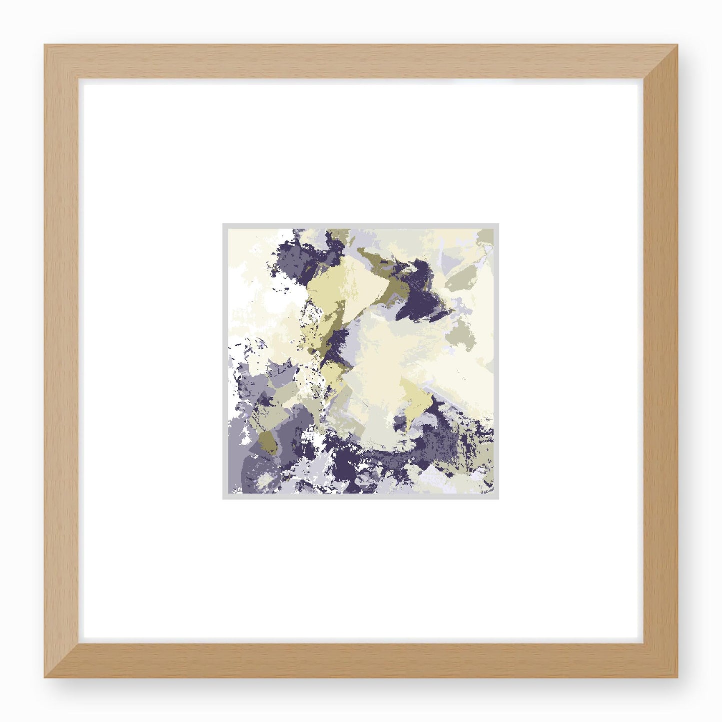 Framed Graphic Art Print, Faux Mat - 12x12 inches | FMS-1262-7691, Prints, Graphic art, Natural Frame, 30 x 30 cm ,12 x 12 inches