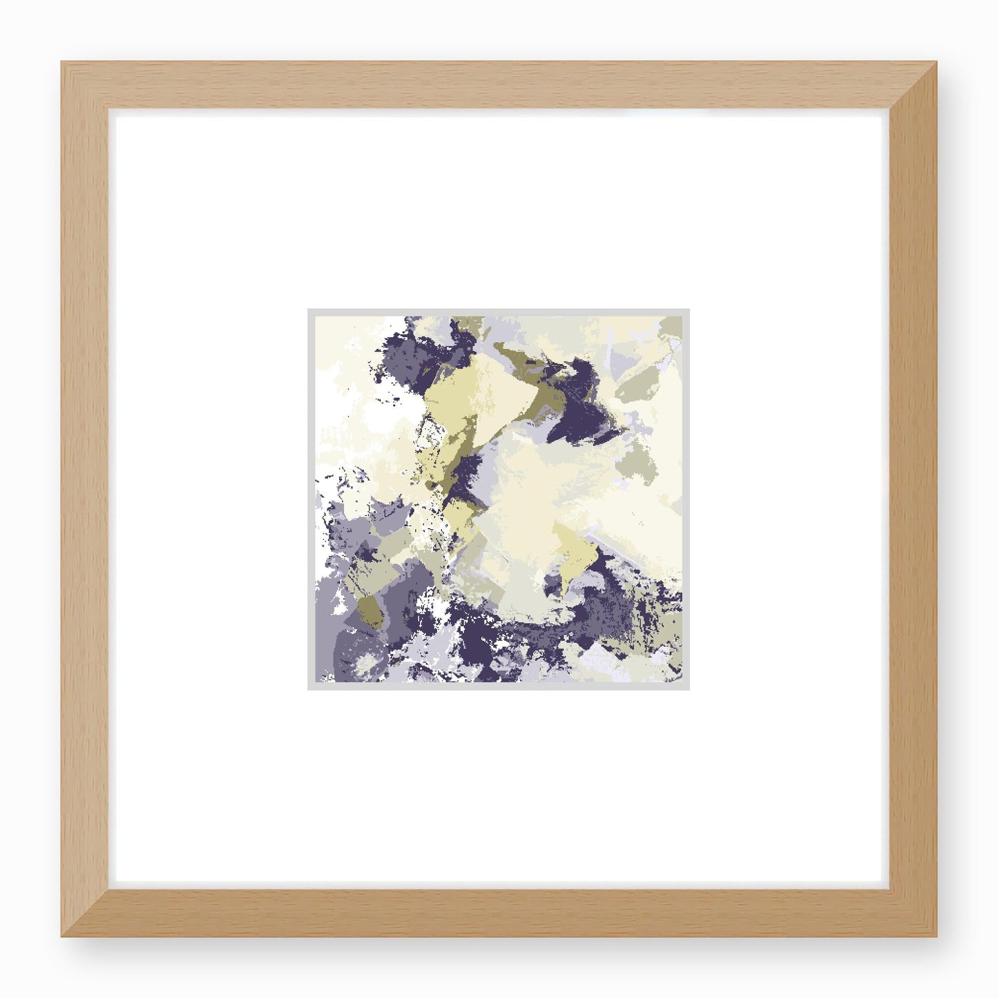 Framed Graphic Art Print, Faux Mat - 12x12 inches | FMS-1263-7691, Prints, Graphic art, Natural Frame, 30 x 30 cm ,12 x 12 inches