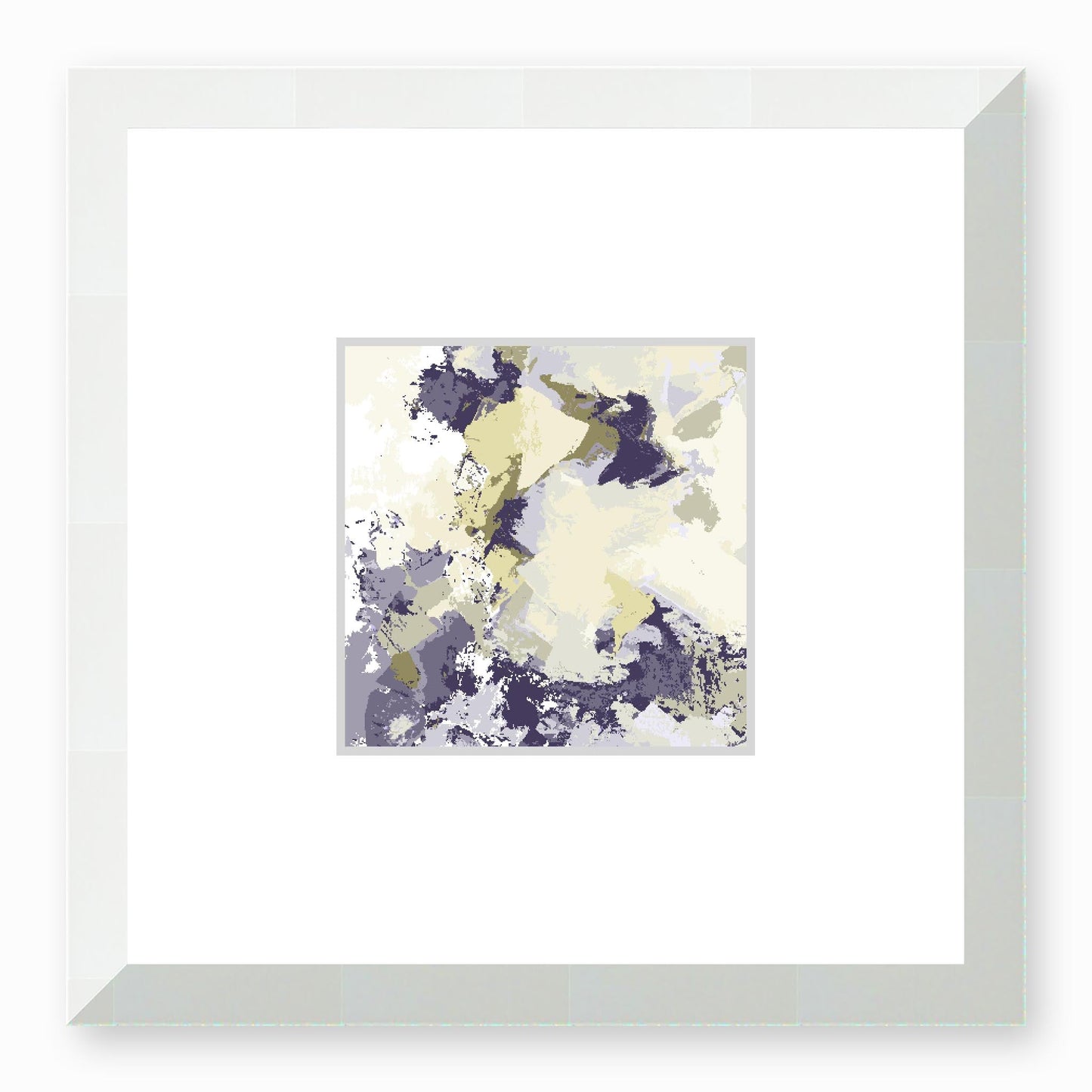 Framed Graphic Art Print, Faux Mat - 12x12 inches | FMS-1263-7691, Prints, Graphic art, White Frame, 30 x 30 cm ,12 x 12 inches