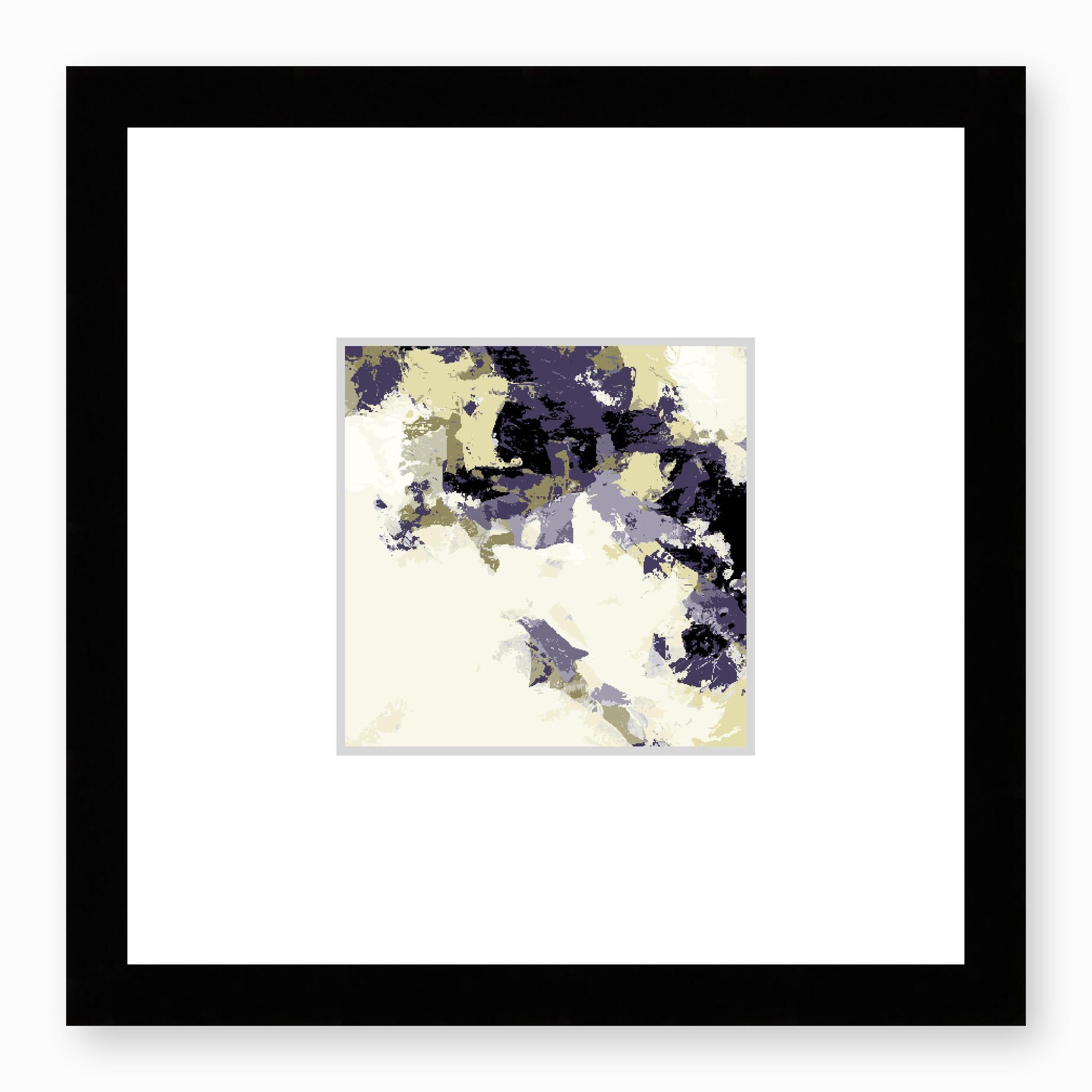 Framed Graphic Art Print, Faux Mat - 12x12 inches | FMS-1261-7693, Prints, Graphic art, Black Frame, 30 x 30 cm ,12 x 12 inches