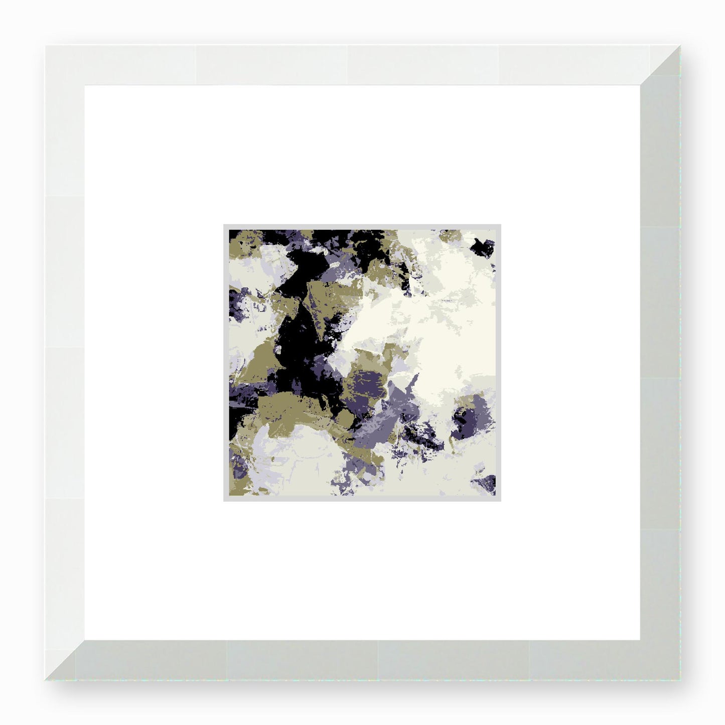 Framed Graphic Art Print, Faux Mat - 12x12 inches | FMS-1261-7695, Prints, Graphic art, White Frame, 30 x 30 cm ,12 x 12 inches