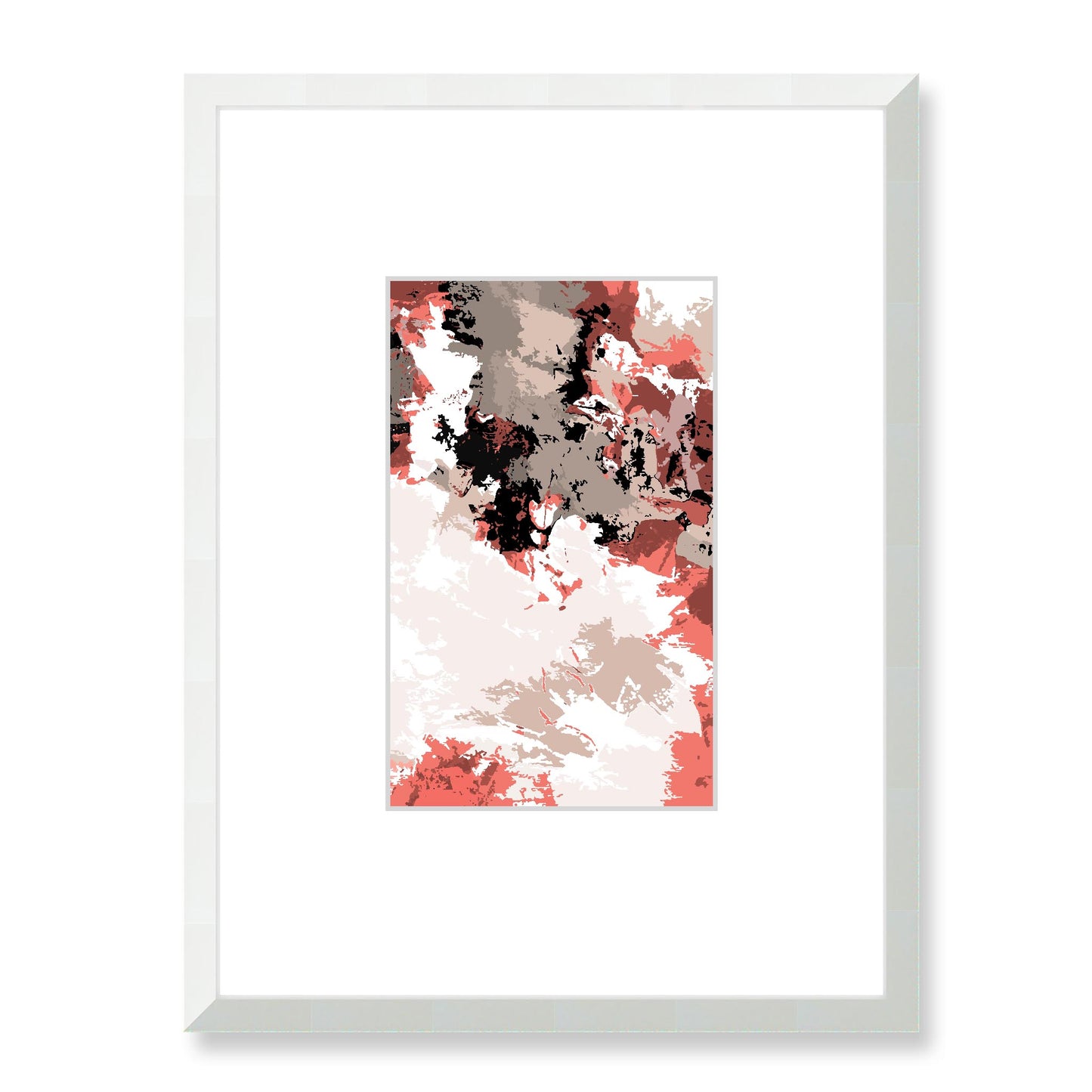 Framed Graphic Art Print, Faux Mat - 18x24 inches | FMV-1130-7696, Prints, Graphic art, White Frame, 45 x 60 cm ,18 x 24 inches