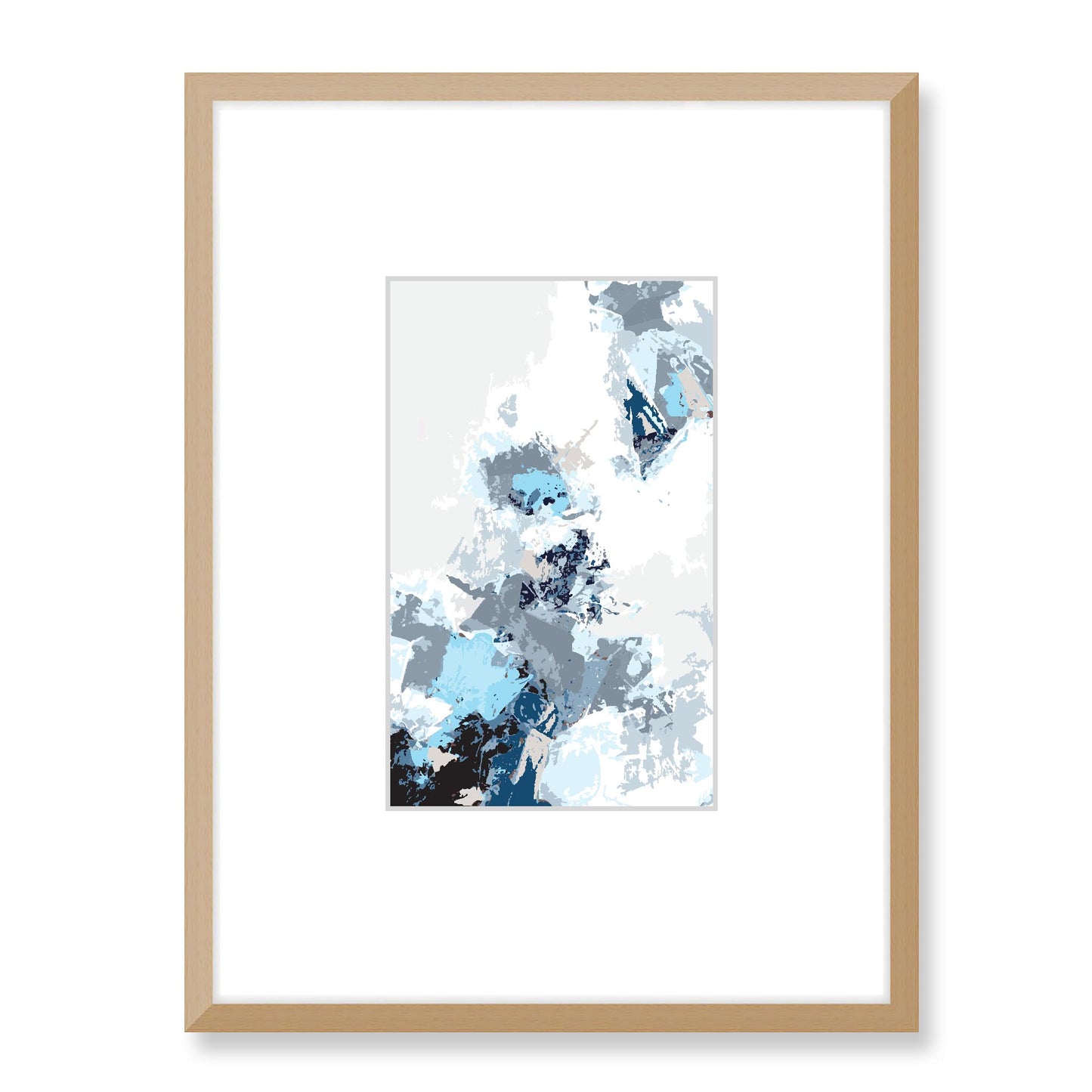Framed Graphic Art Print, Faux Mat - 18x24 inches | FMV-1151-7694, Prints, Graphic art, Natural Frame, 45 x 60 cm ,18 x 24 inches