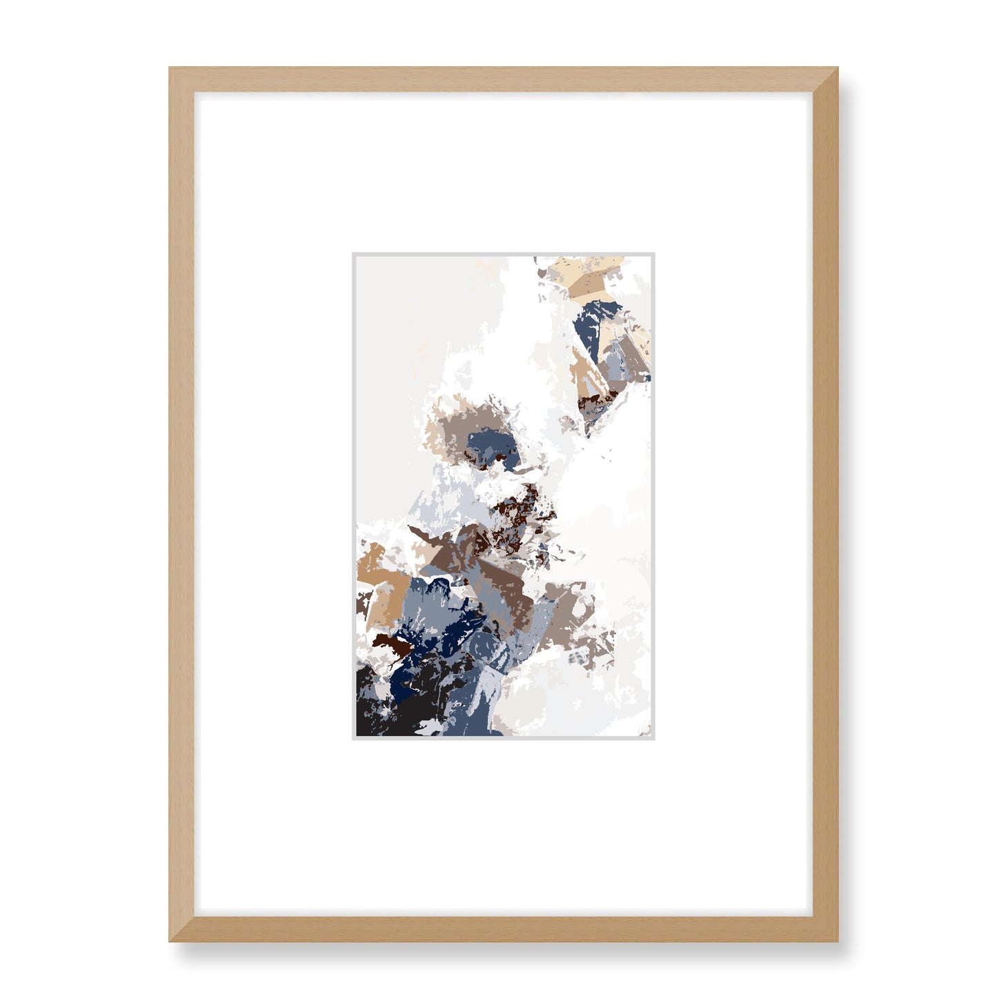 Framed Graphic Art Print, Faux Mat - 18x24 inches | FMV-1162-7694, Prints, Graphic art, Natural Frame, 45 x 60 cm ,18 x 24 inches