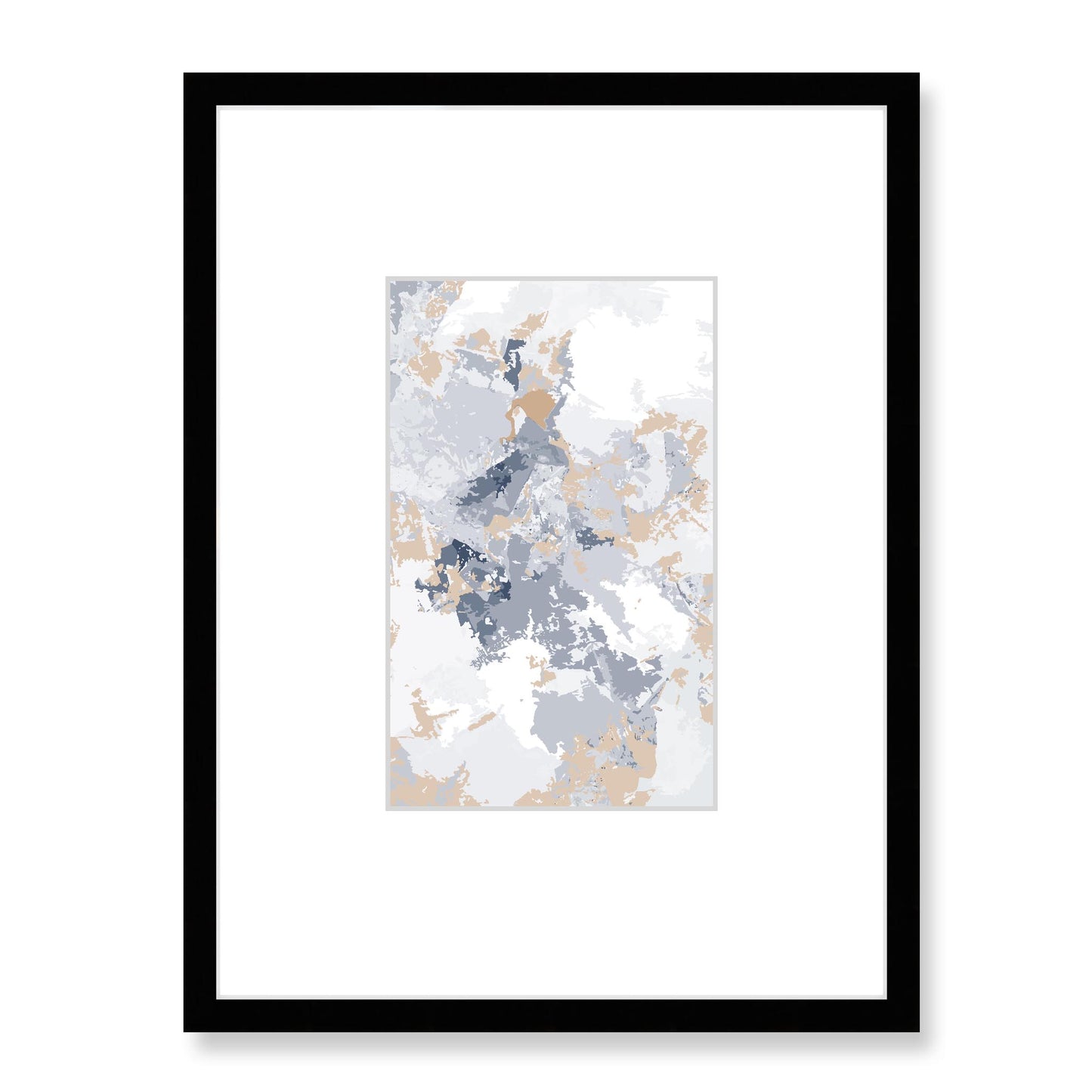 Framed Graphic Art Print, Faux Mat - 18x24 inches | FMV-1163-7698, Prints, Graphic art, Black Frame, 45 x 60 cm ,18 x 24 inches