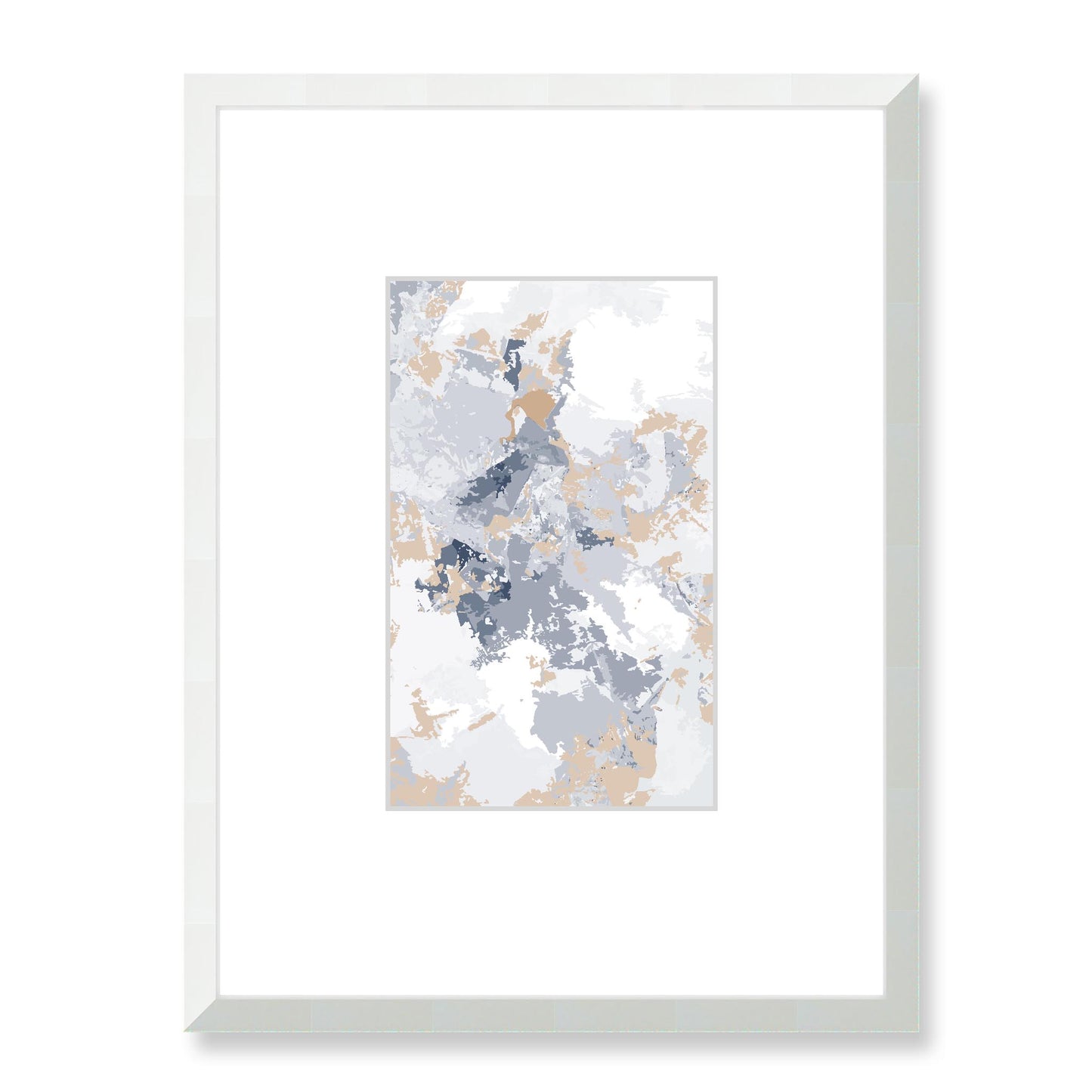 Framed Graphic Art Print, Faux Mat - 18x24 inches | FMV-1163-7698, Prints, Graphic art, White Frame, 45 x 60 cm ,18 x 24 inches