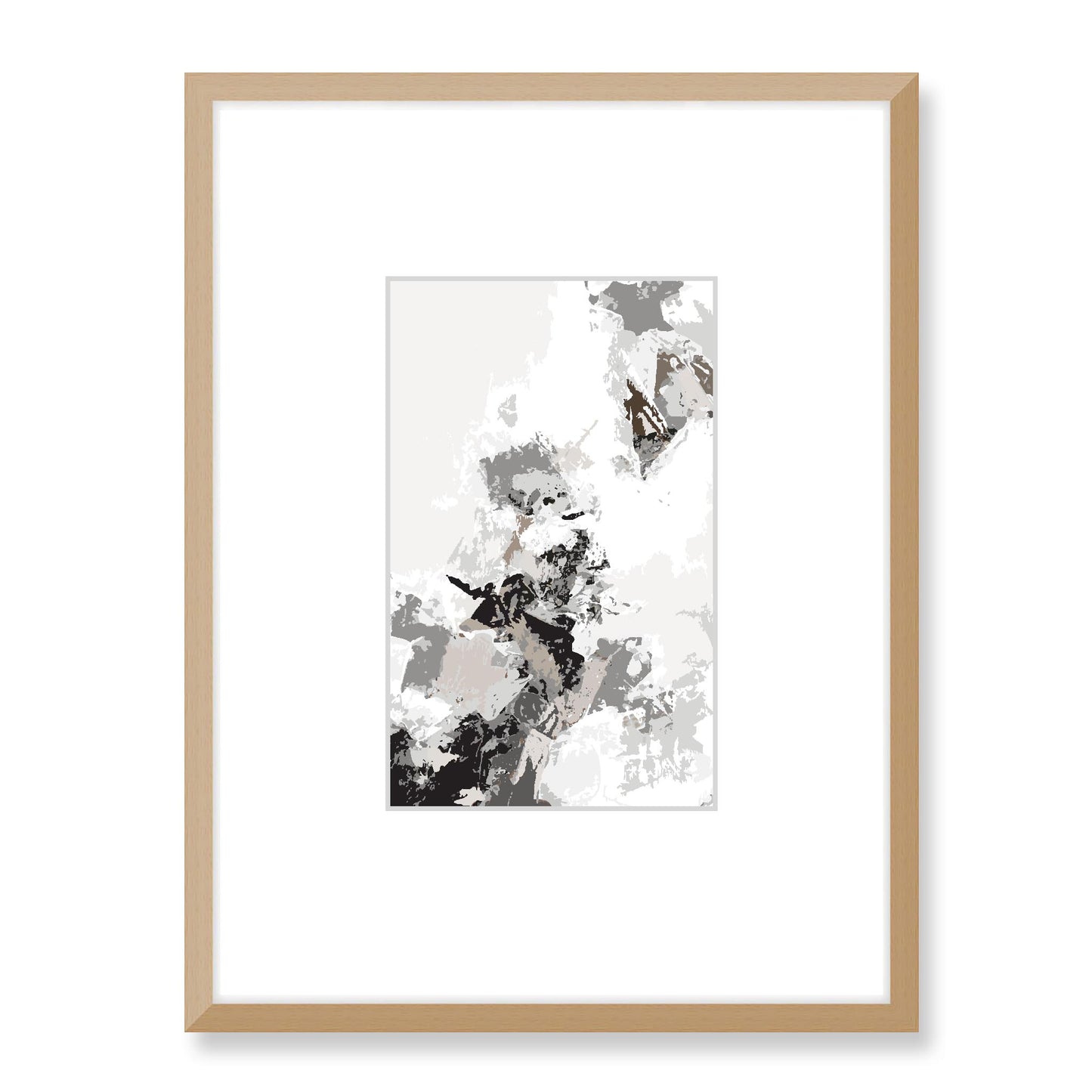 Framed Graphic Art Print, Faux Mat - 18x24 inches | FMV-1171-7694, Prints, Graphic art, Natural Frame, 45 x 60 cm ,18 x 24 inches