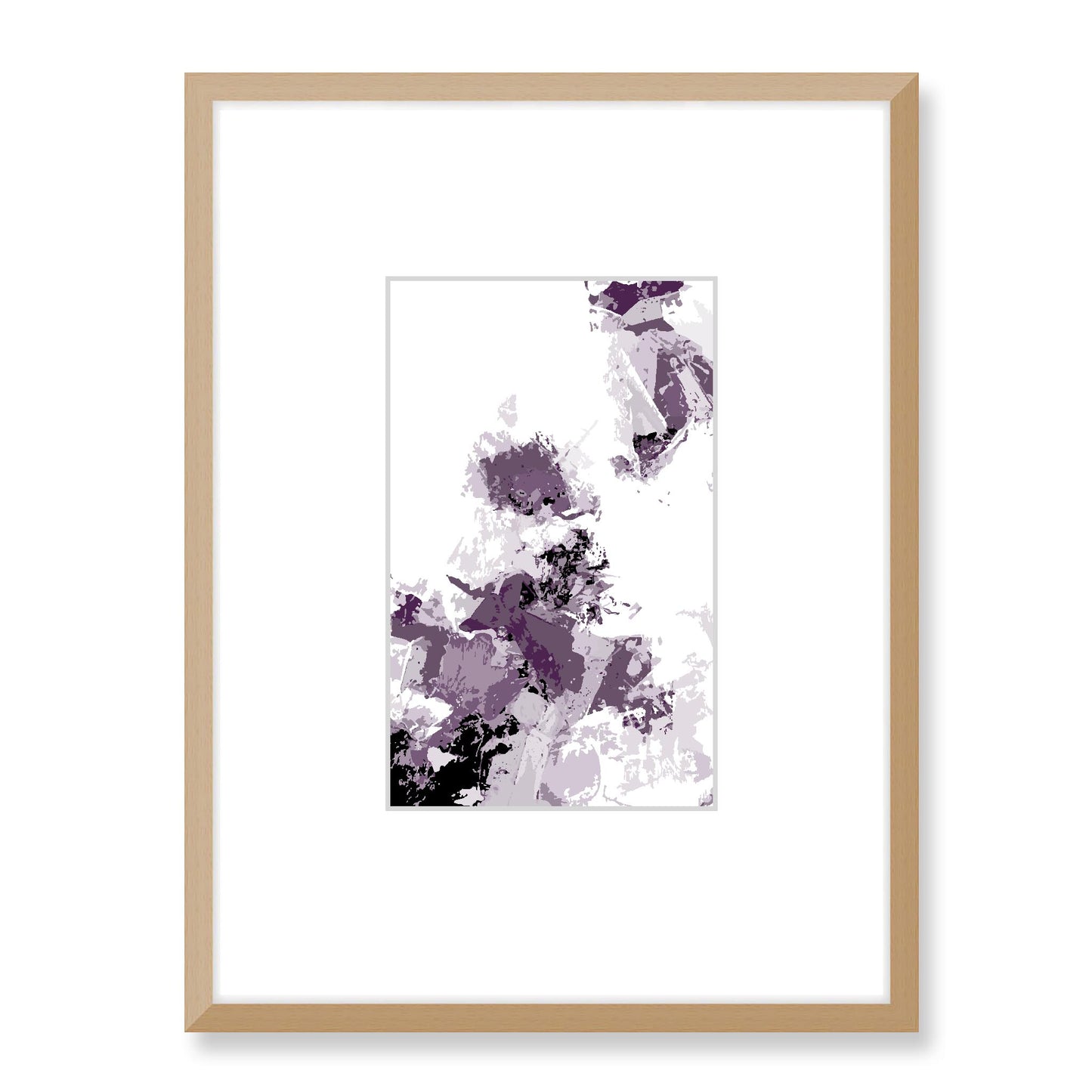Framed Graphic Art Print, Faux Mat - 18x24 inches | FMV-1182-7694, Prints, Graphic art, Natural Frame, 45 x 60 cm ,18 x 24 inches