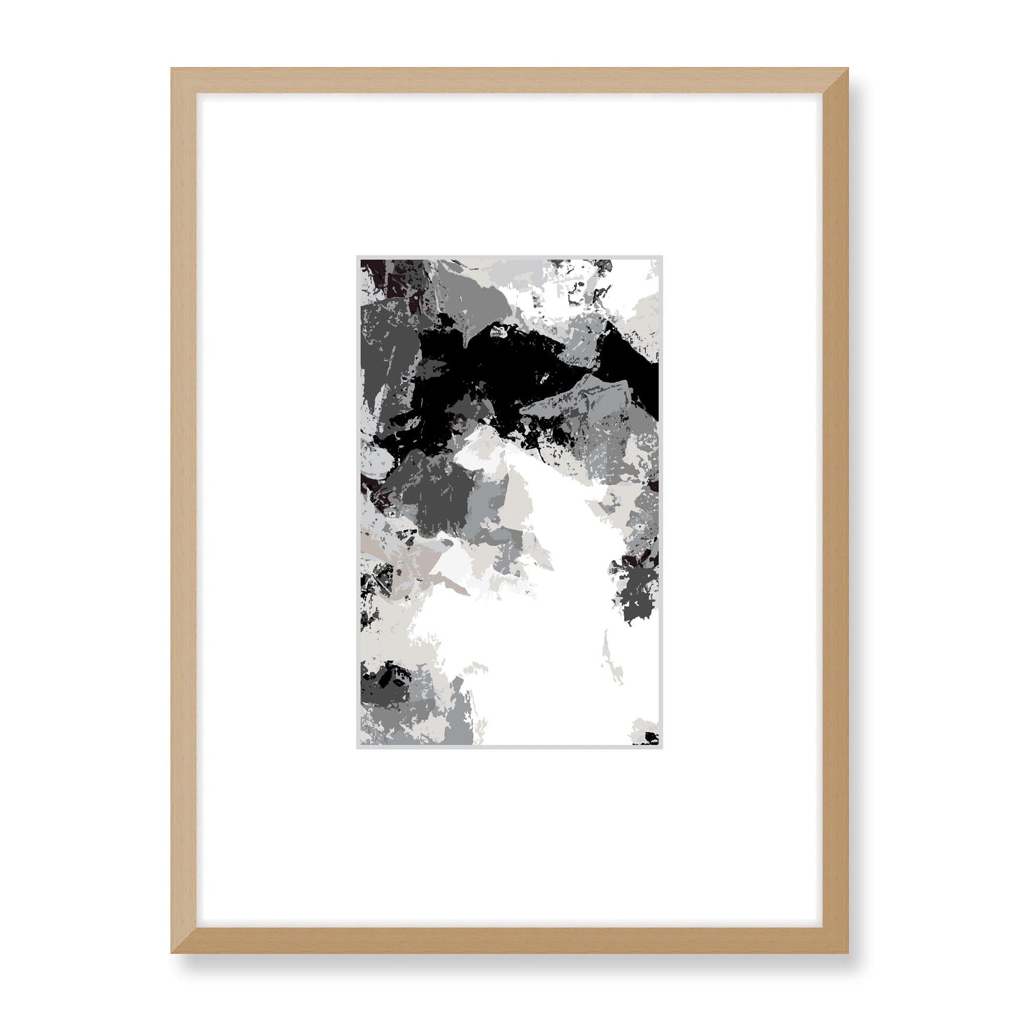 Framed Graphic Art Print, Faux Mat - 18x24 inches | FMV-1201-7692, Prints, Graphic art, Natural Frame, 45 x 60 cm ,18 x 24 inches
