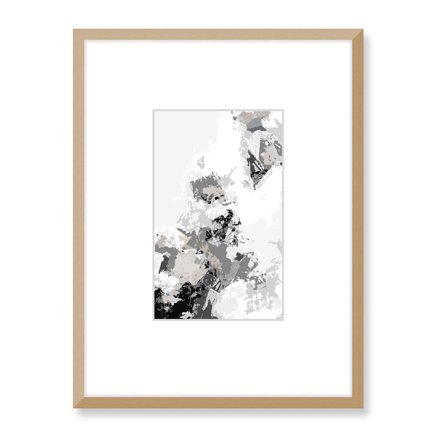 Framed Graphic Art Print, Faux Mat - 18x24 inches | FMV-1201-7694, Prints, Graphic art, Natural Frame, 45 x 60 cm ,18 x 24 inches