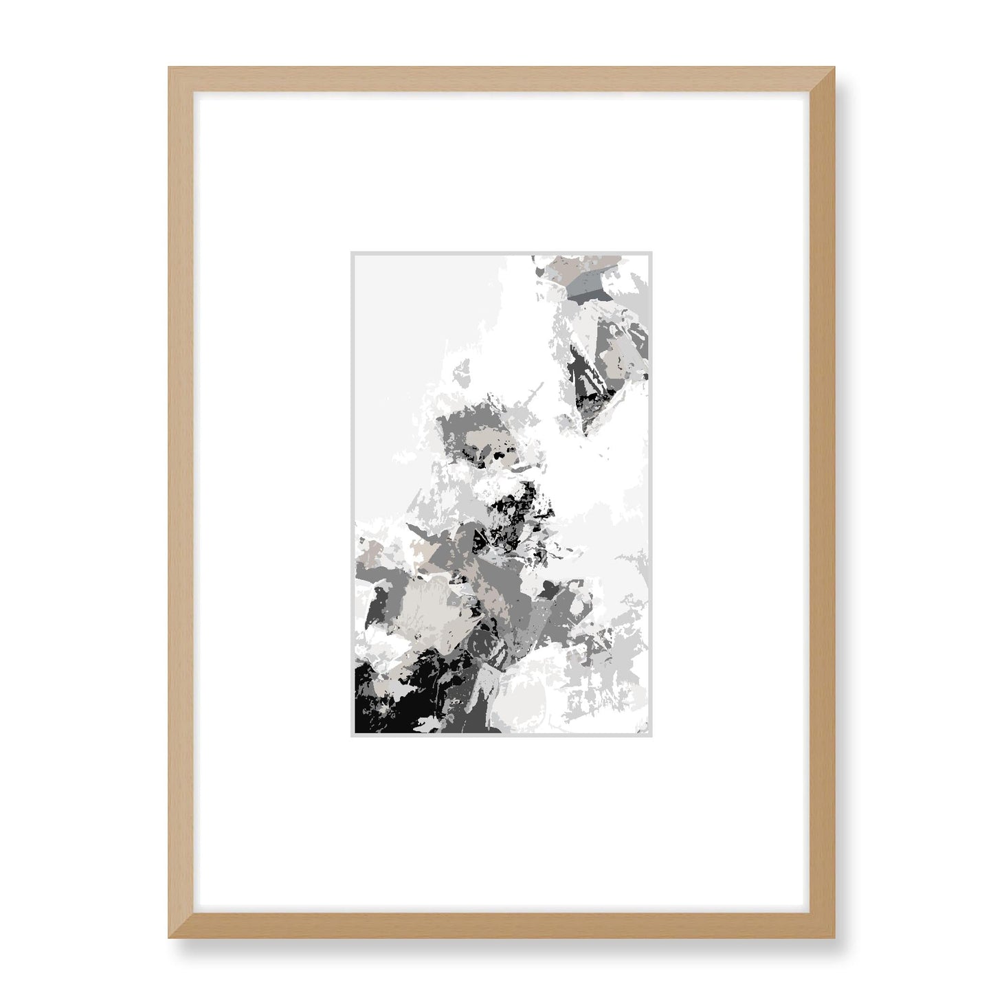 Framed Graphic Art Print, Faux Mat - 18x24 inches | FMV-1204-7694, Prints, Graphic art, Natural Frame, 45 x 60 cm ,18 x 24 inches