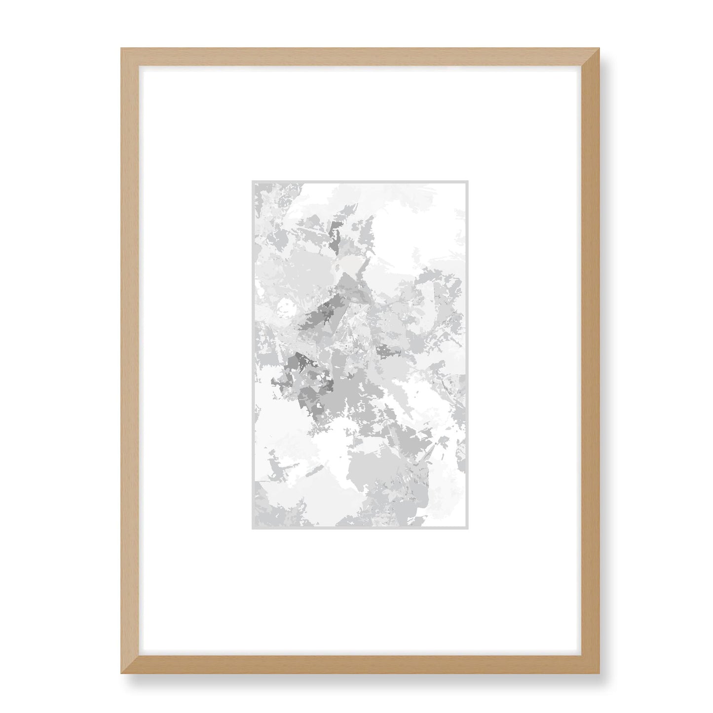 Framed Graphic Art Print, Faux Mat - 18x24 inches | FMV-1202-7698, Prints, Graphic art, Natural Frame, 45 x 60 cm ,18 x 24 inches