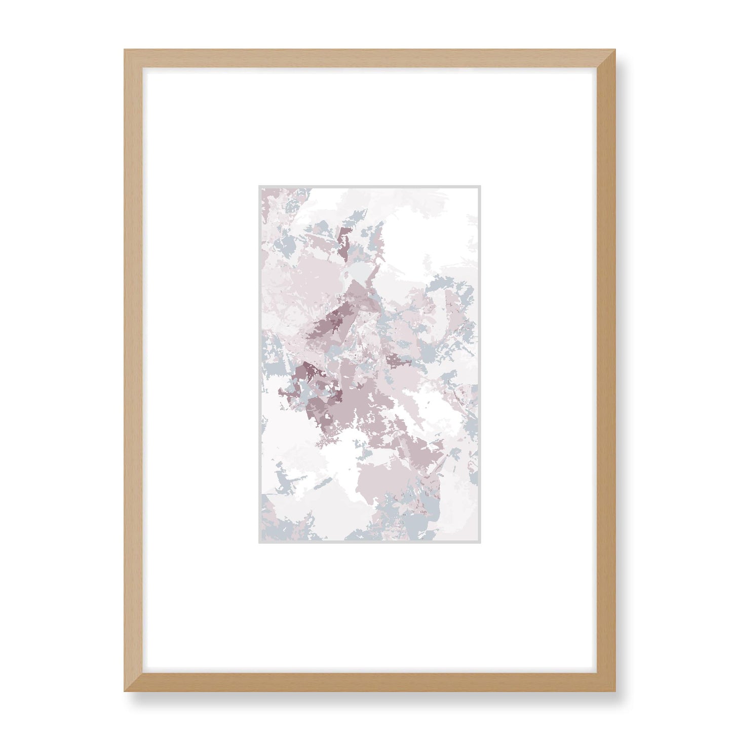 Framed Graphic Art Print, Faux Mat - 18x24 inches | FMV-1210-7698, Prints, Graphic art, Natural Frame, 45 x 60 cm ,18 x 24 inches