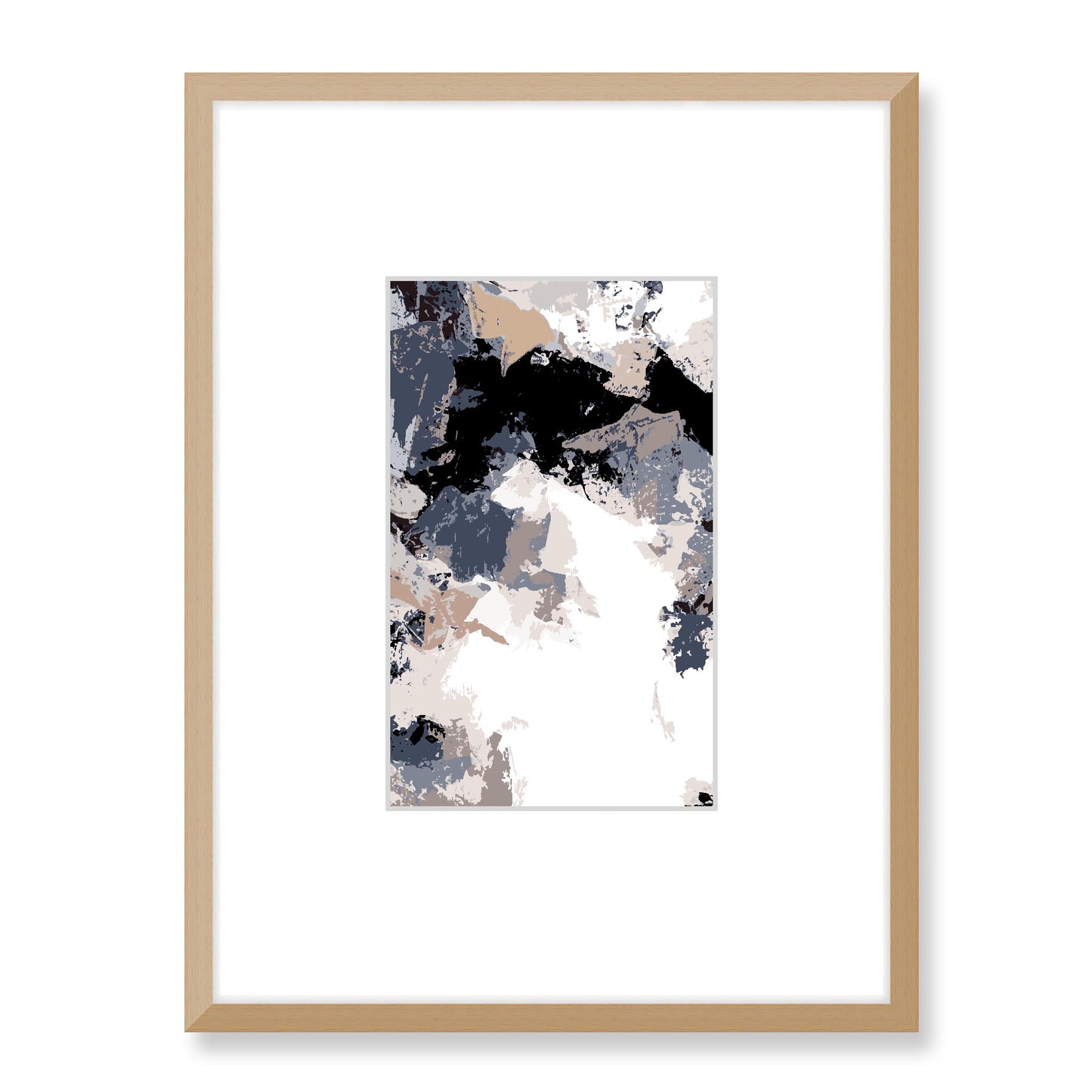 Framed Graphic Art Print, Faux Mat - 18x24 inches | FMV-1220-7692, Prints, Graphic art, Natural Frame, 45 x 60 cm ,18 x 24 inches