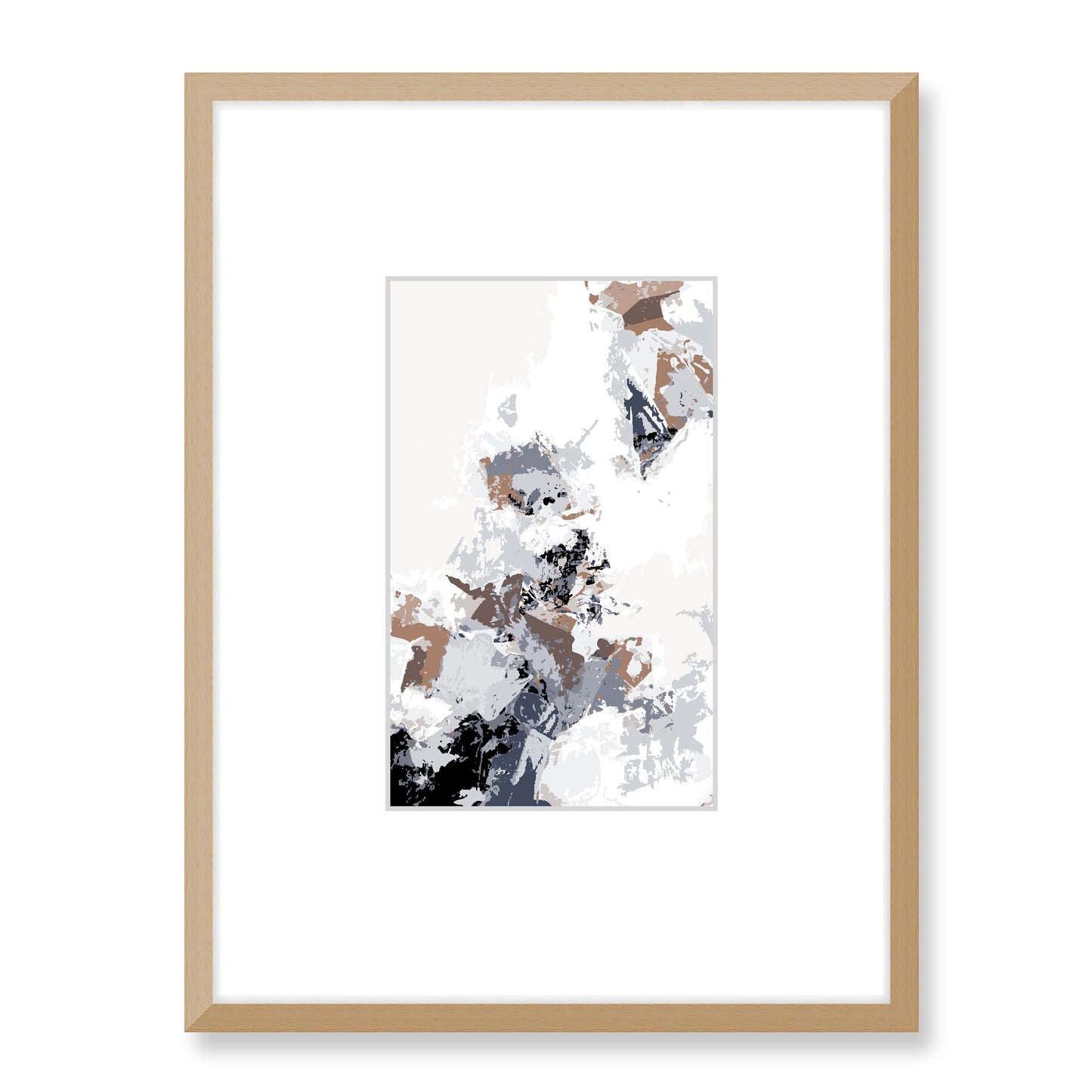 Framed Graphic Art Print, Faux Mat - 18x24 inches | FMV-1220-7694, Prints, Graphic art, Natural Frame, 45 x 60 cm ,18 x 24 inches