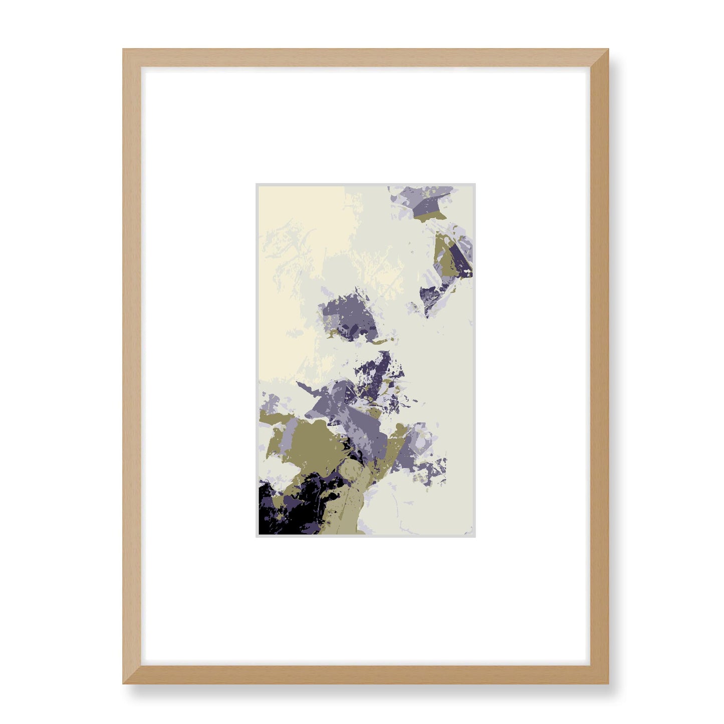 Framed Graphic Art Print, Faux Mat - 18x24 inches | FMV-1263-7694, Prints, Graphic art, Natural Frame, 45 x 60 cm ,18 x 24 inches