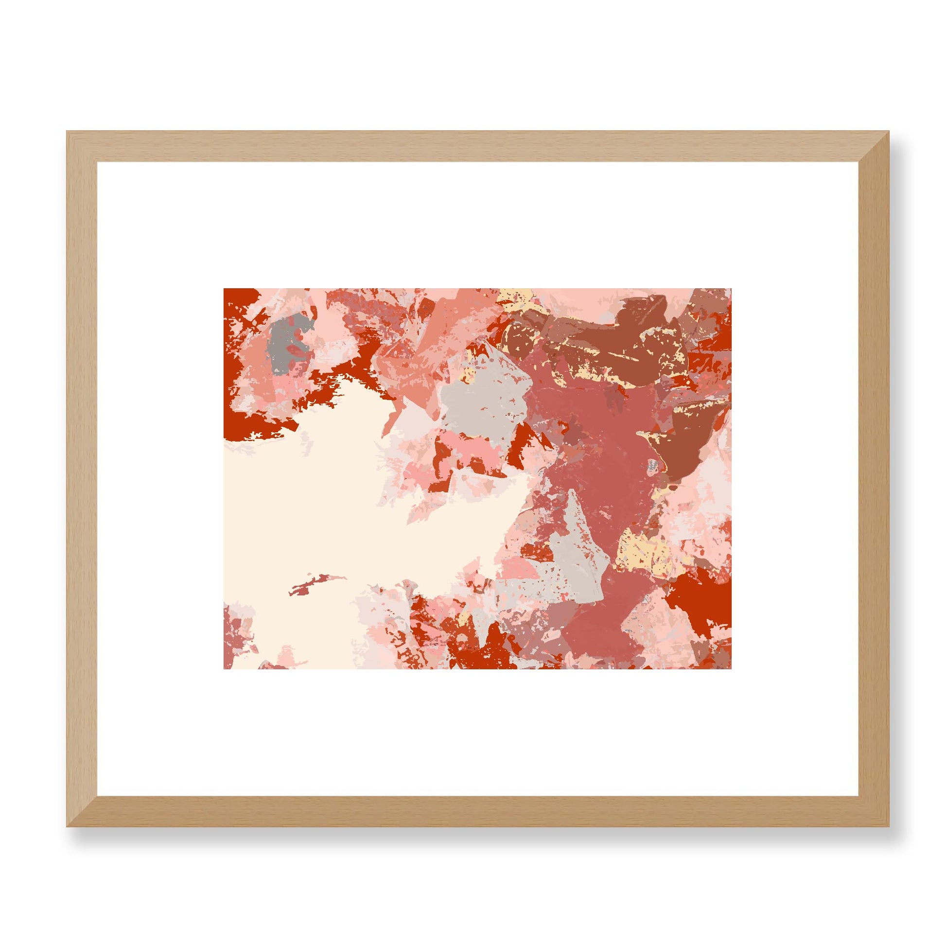 Framed Graphic Art Print, White Mat - 12x10 16x13 20x16 28x22 inches | FPH-1130-7692, Prints, Graphic art, Natural Frame, 30 x 25 cm ,12 x 10 inches