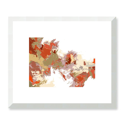 Framed Graphic Art Print, White Mat - 12x10 16x13 20x16 28x22 inches | FPH-1130-7694, Prints, Graphic art, White Frame, 30 x 25 cm ,12 x 10 inches