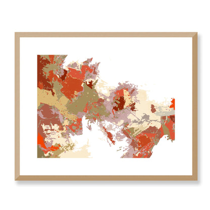 Framed Graphic Art Print, White Mat - 12x10 16x13 20x16 28x22 inches | FPH-1130-7694, Prints, Graphic art, Natural Frame, 51 x 41 cm ,20 x 16 inches