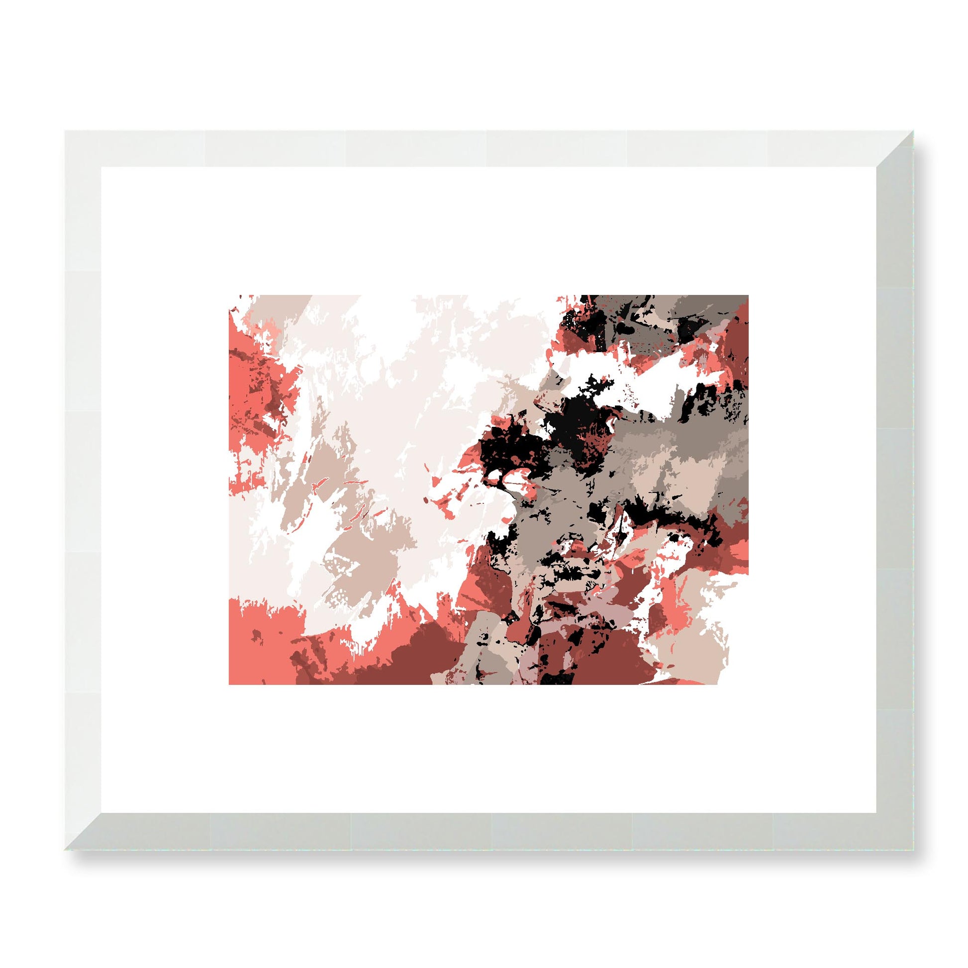Framed Graphic Art Print, White Mat - 12x10 16x13 20x16 28x22 inches | FPH-1130-7696, Prints, Graphic art, White Frame, 30 x 25 cm ,12 x 10 inches