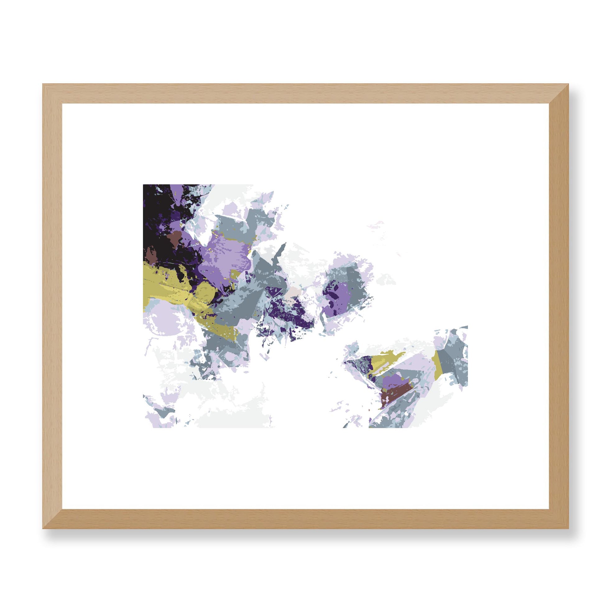 Framed Graphic Art Print, White Mat - 12x10 16x13 20x16 28x22 inches | FPH-1140-7694, Prints, Graphic art, Natural Frame, 30 x 25 cm ,12 x 10 inches