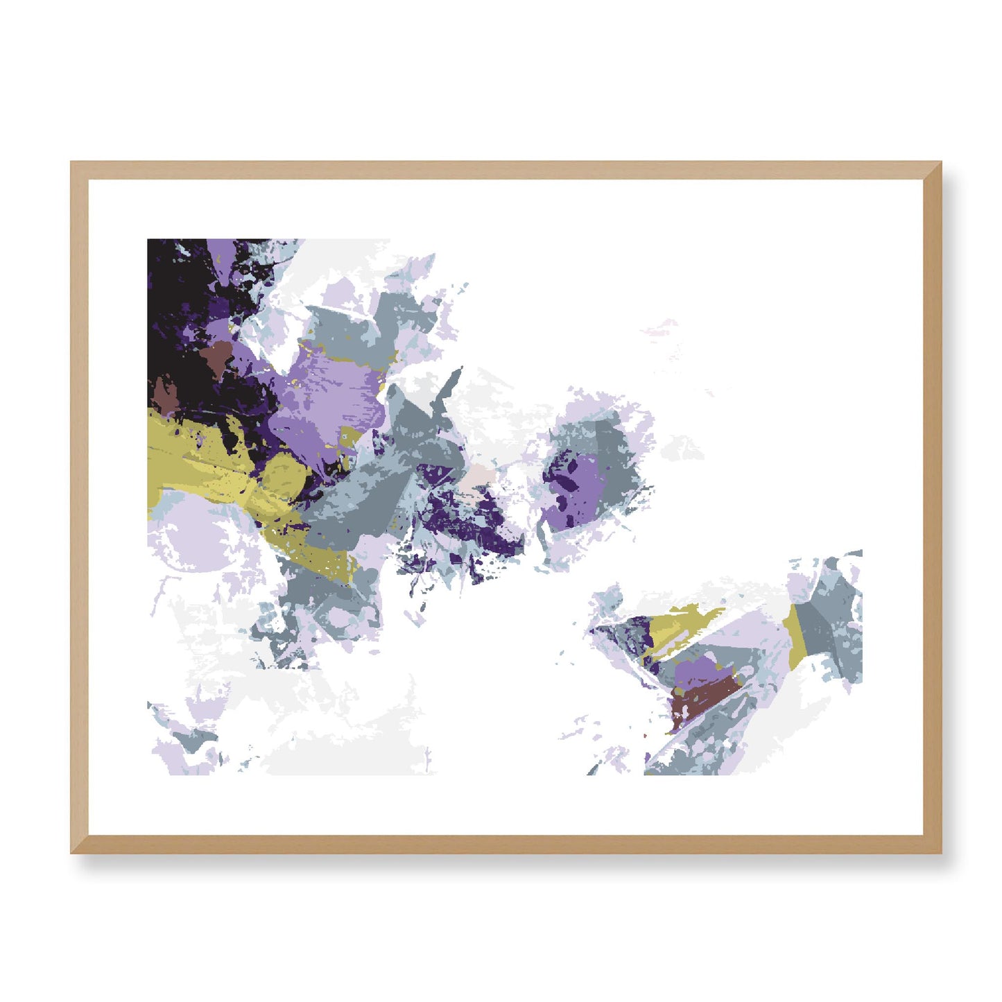 Framed Graphic Art Print, White Mat - 12x10 16x13 20x16 28x22 inches | FPH-1140-7694, Prints, Graphic art, Natural Frame, 71 x 56 cm ,28 x 22 inches