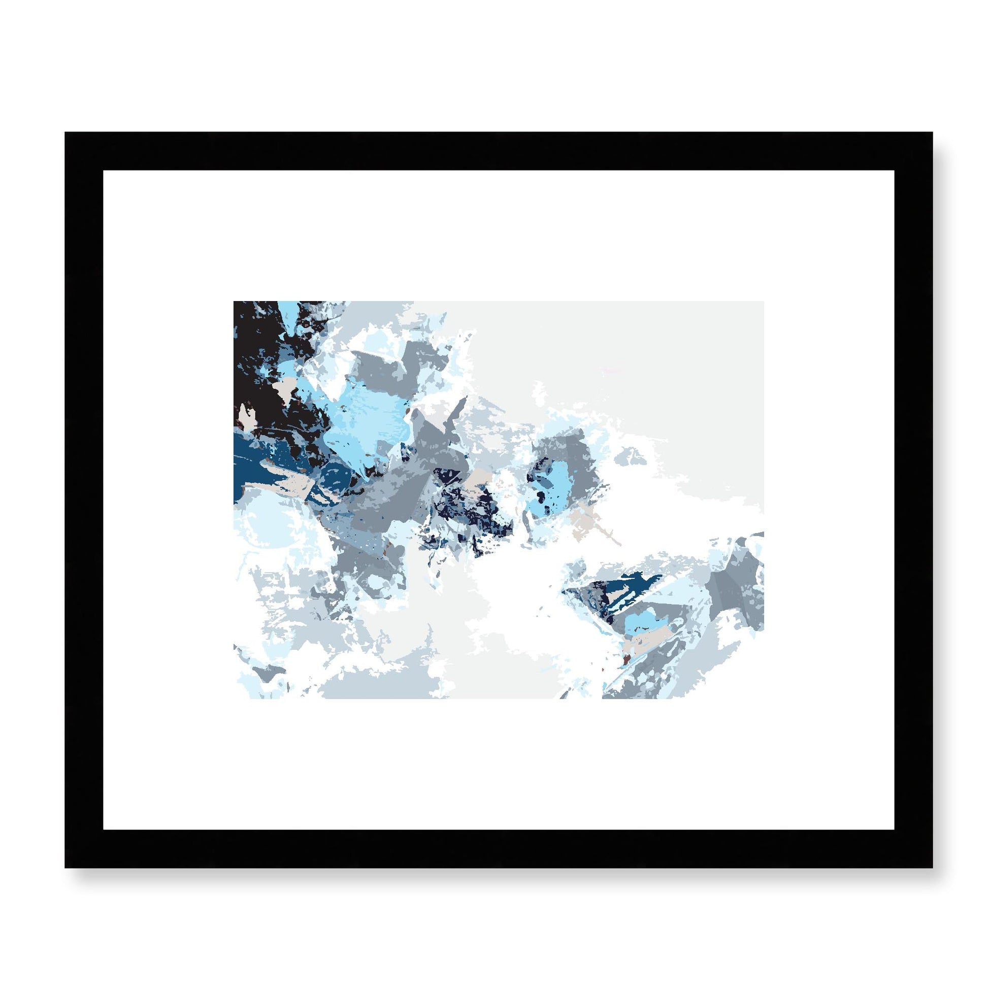 Framed Graphic Art Print, White Mat - 12x10 16x13 20x16 28x22 inches | FPH-1153-7694, Prints, Graphic art, Black Frame, 30 x 25 cm ,12 x 10 inches