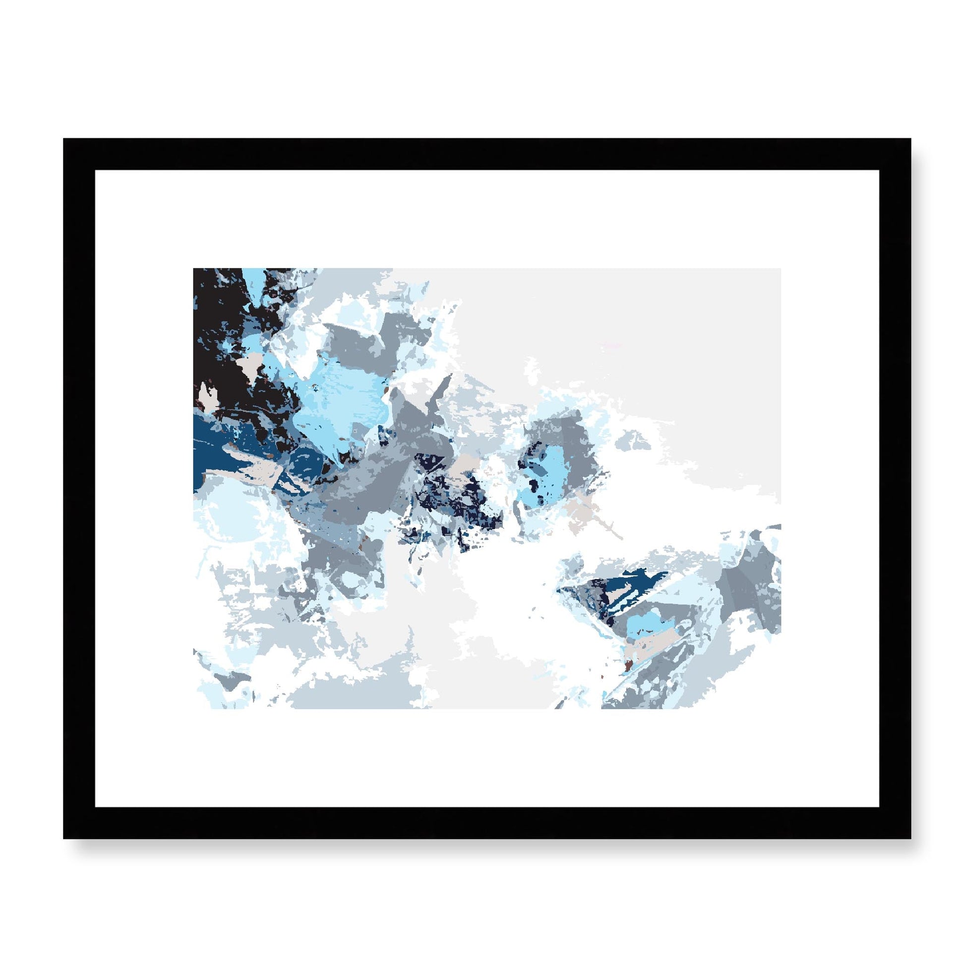 Framed Graphic Art Print, White Mat - 12x10 16x13 20x16 28x22 inches | FPH-1153-7694, Prints, Graphic art, Black Frame, 41 x 33 cm ,16 x 13 inches