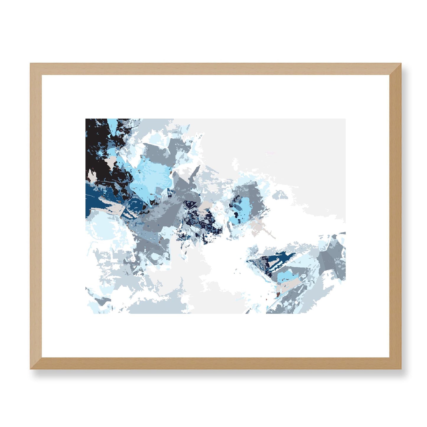 Framed Graphic Art Print, White Mat - 12x10 16x13 20x16 28x22 inches | FPH-1152-7694, Prints, Graphic art, Natural Frame, 41 x 33 cm ,16 x 13 inches