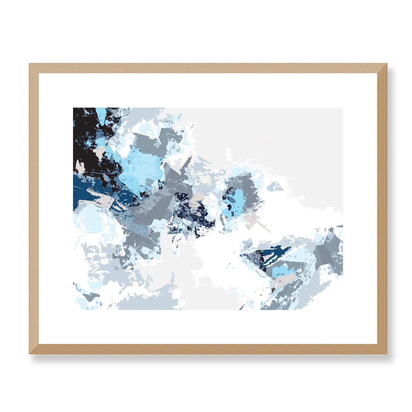Framed Graphic Art Print, White Mat - 12x10 16x13 20x16 28x22 inches | FPH-1151-7694, Prints, Graphic art, Natural Frame, 51 x 41 cm ,20 x 16 inches