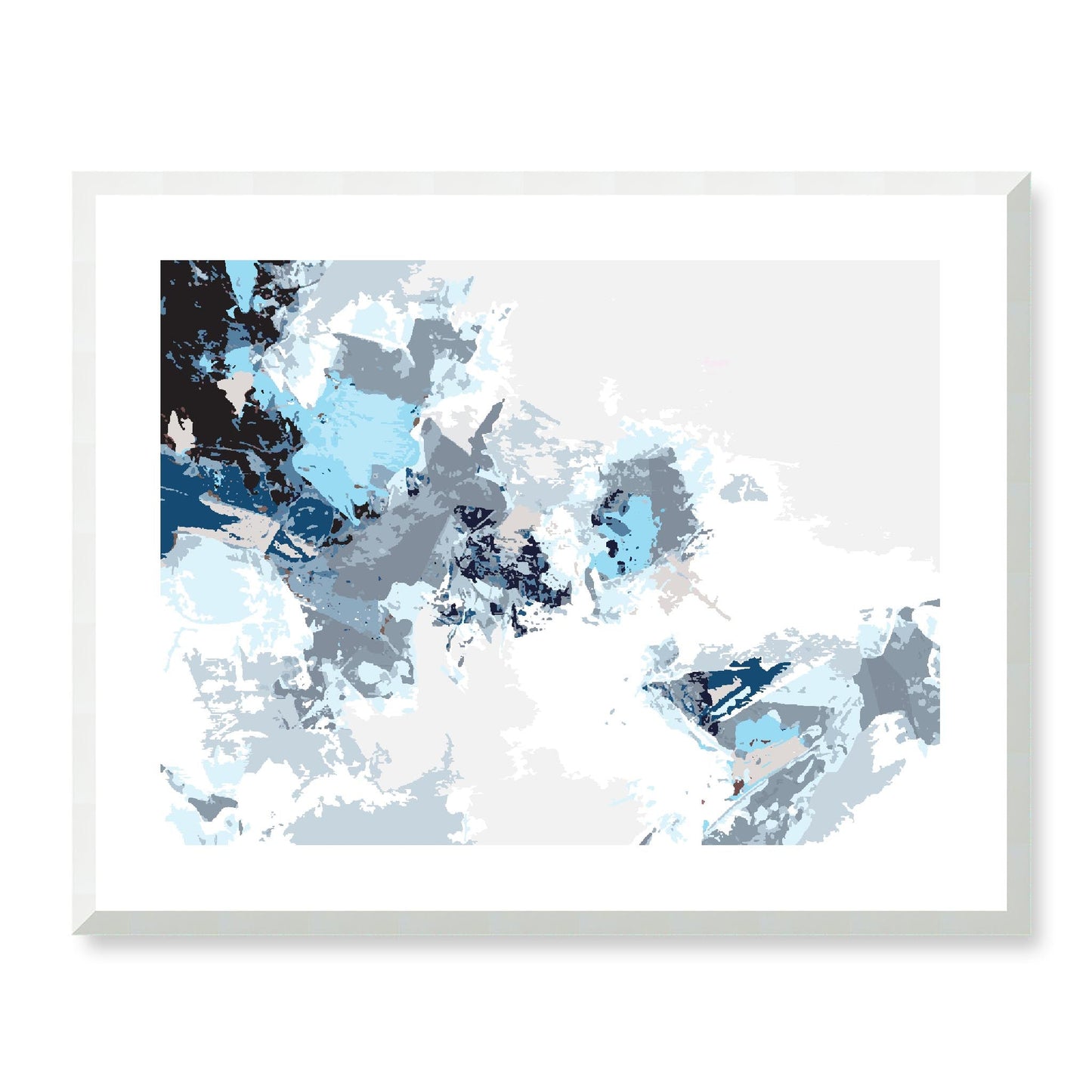 Framed Graphic Art Print, White Mat - 12x10 16x13 20x16 28x22 inches | FPH-1153-7694, Prints, Graphic art, White Frame, 71 x 56 cm ,28 x 22 inches