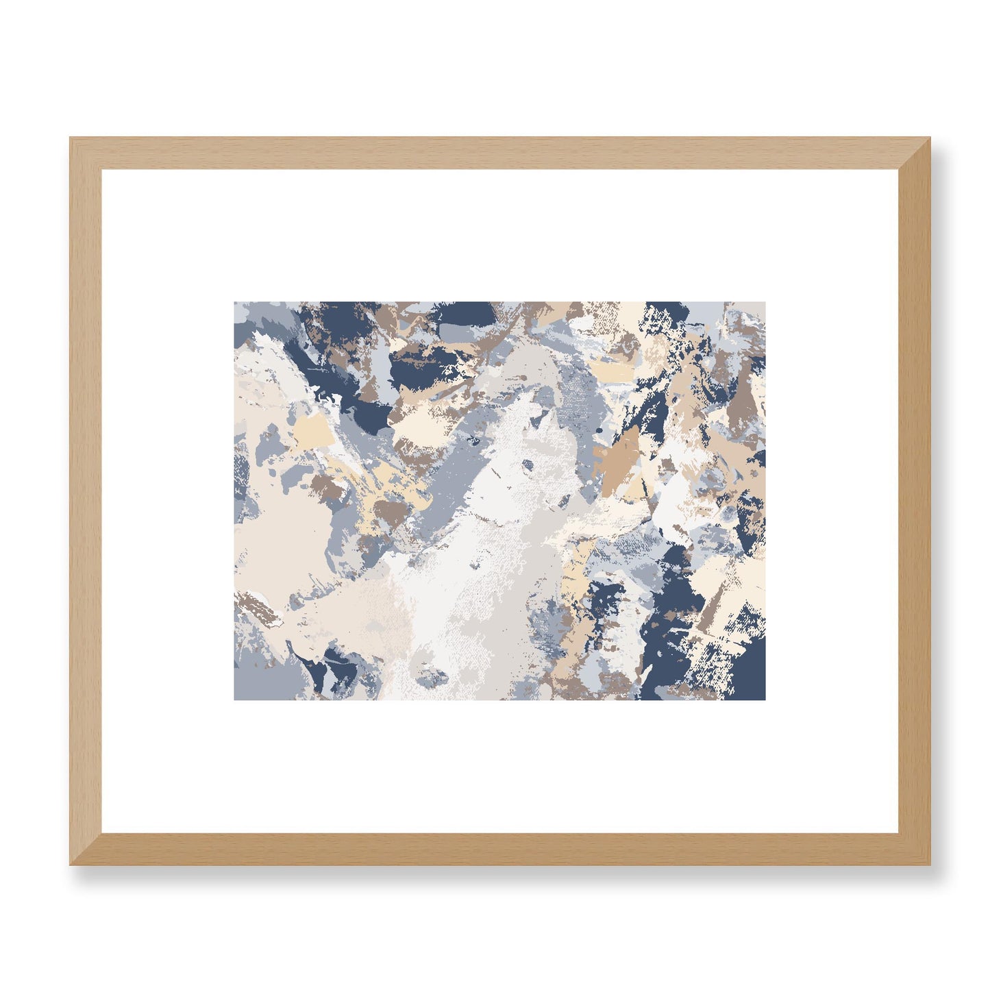 Framed Graphic Art Print, White Mat - 12x10 16x13 20x16 28x22 inches | FPH-1163-7689, Prints, Graphic art, Natural Frame, 30 x 25 cm ,12 x 10 inches