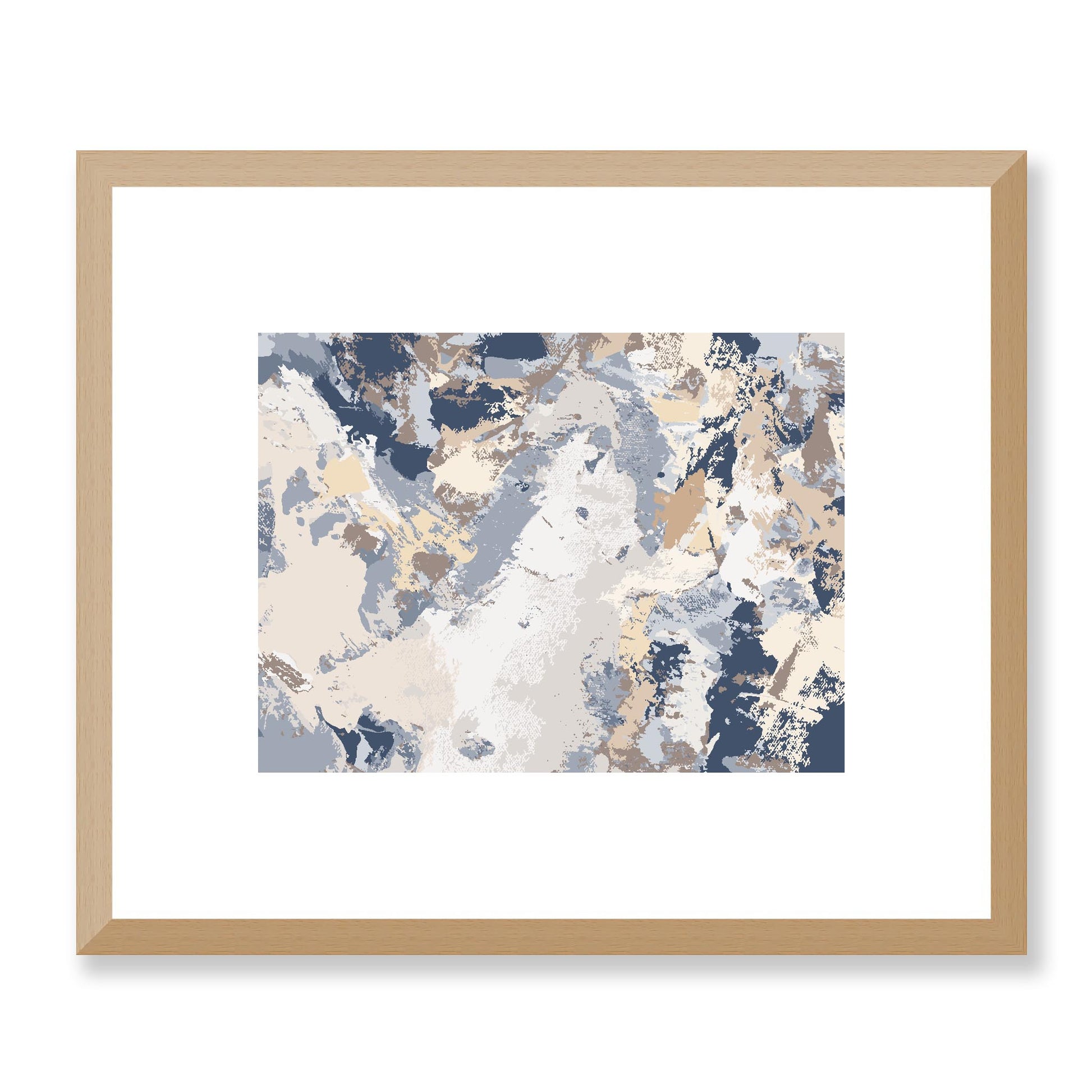 Framed Graphic Art Print, White Mat - 12x10 16x13 20x16 28x22 inches | FPH-1163-7689, Prints, Graphic art, Natural Frame, 30 x 25 cm ,12 x 10 inches