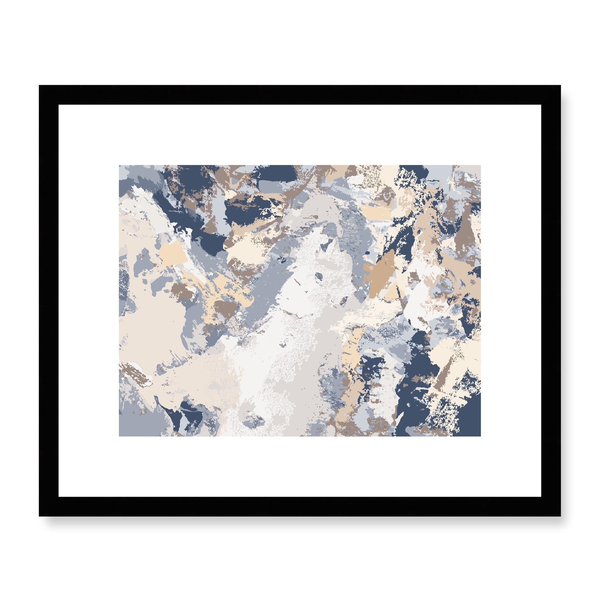 Framed Graphic Art Print, White Mat - 12x10 16x13 20x16 28x22 inches | FPH-1163-7689, Prints, Graphic art, Black Frame, 41 x 33 cm ,16 x 13 inches