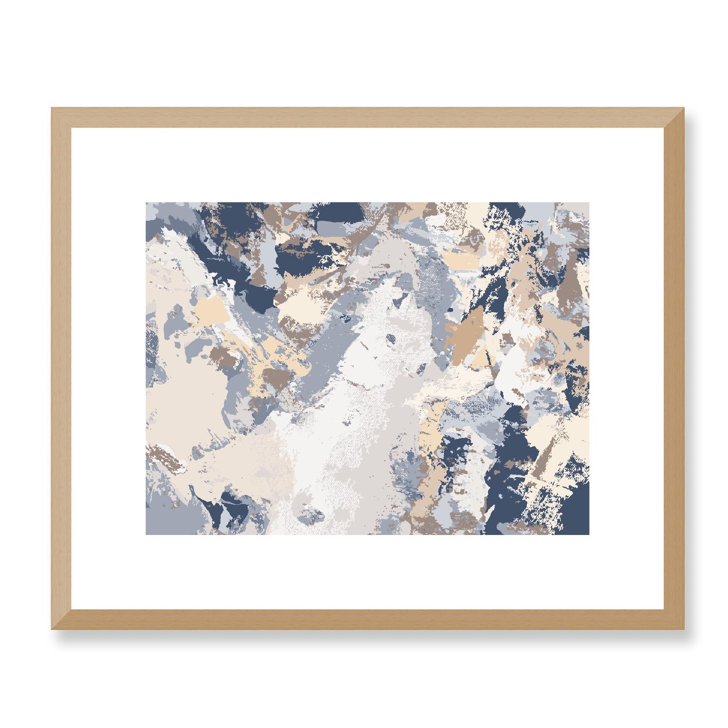 Framed Graphic Art Print, White Mat - 12x10 16x13 20x16 28x22 inches | FPH-1163-7689, Prints, Graphic art, Natural Frame, 41 x 33 cm ,16 x 13 inches