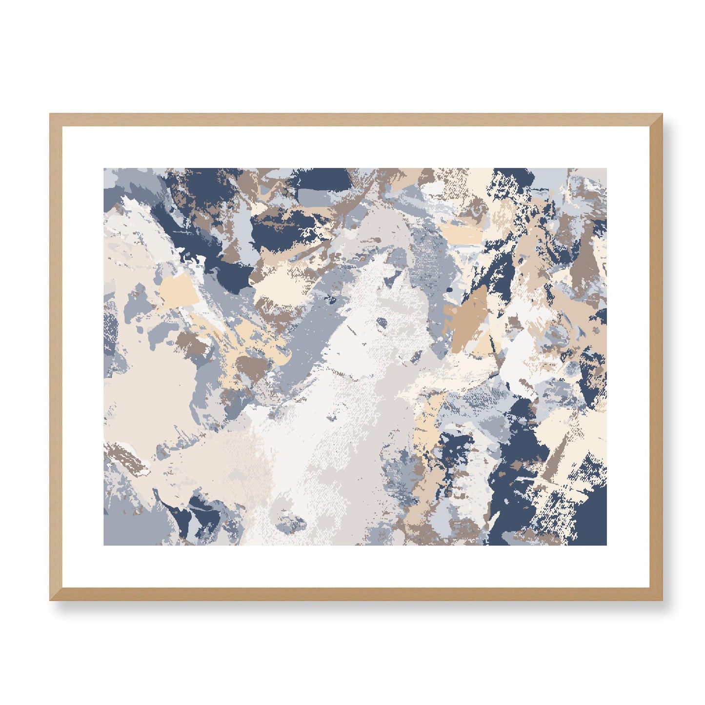 Framed Graphic Art Print, White Mat - 12x10 16x13 20x16 28x22 inches | FPH-1163-7689, Prints, Graphic art, Natural Frame, 71 x 56 cm ,28 x 22 inches