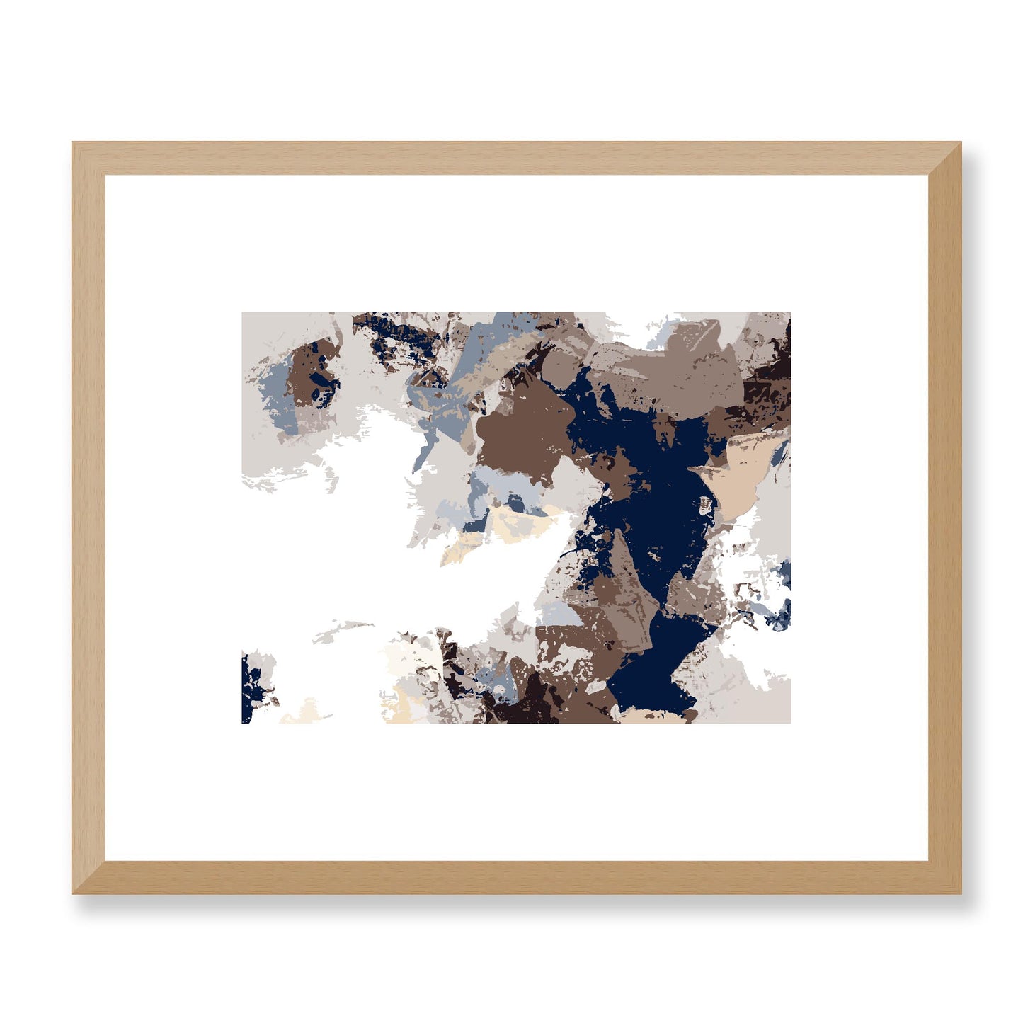 Framed Graphic Art Print, White Mat - 12x10 16x13 20x16 28x22 inches | FPH-1161-7692, Prints, Graphic art, Natural Frame, 30 x 25 cm ,12 x 10 inches