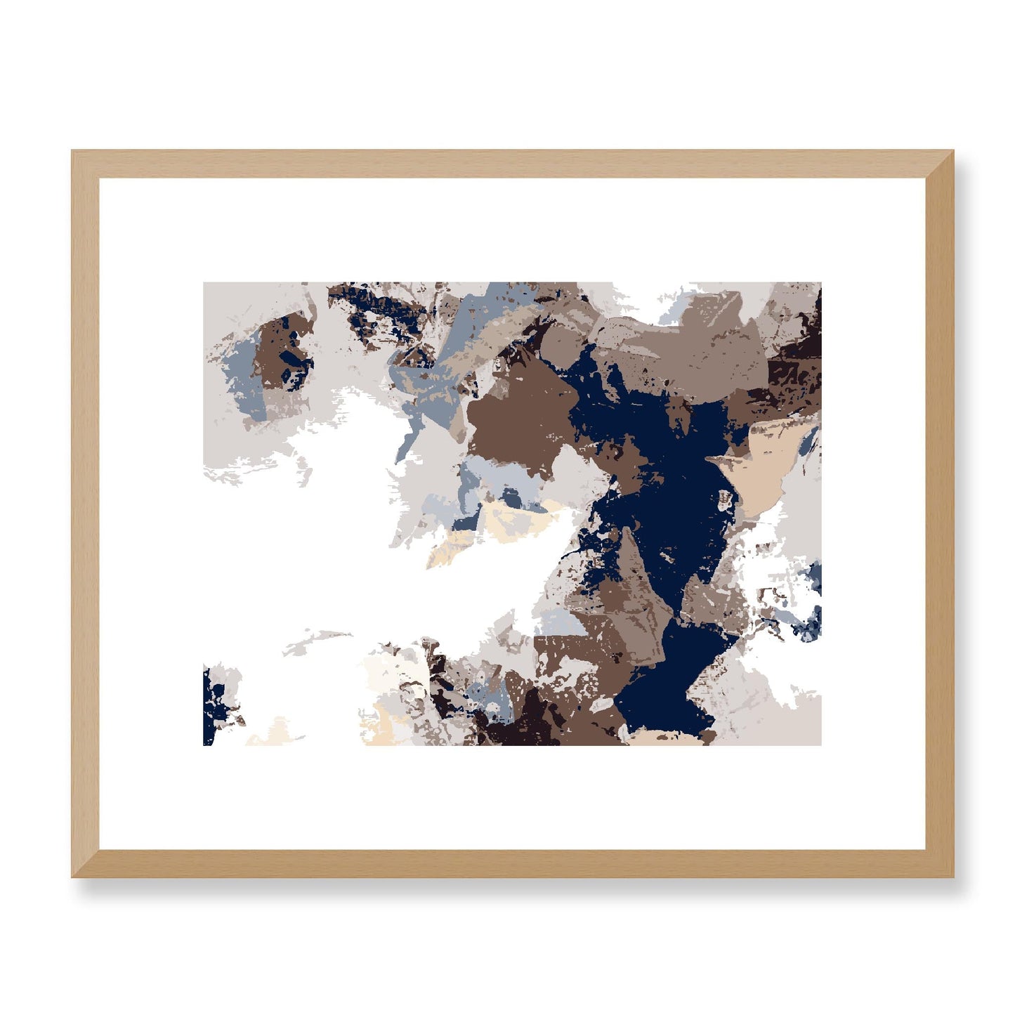 Framed Graphic Art Print, White Mat - 12x10 16x13 20x16 28x22 inches | FPH-1162-7692, Prints, Graphic art, Natural Frame, 41 x 33 cm ,16 x 13 inches